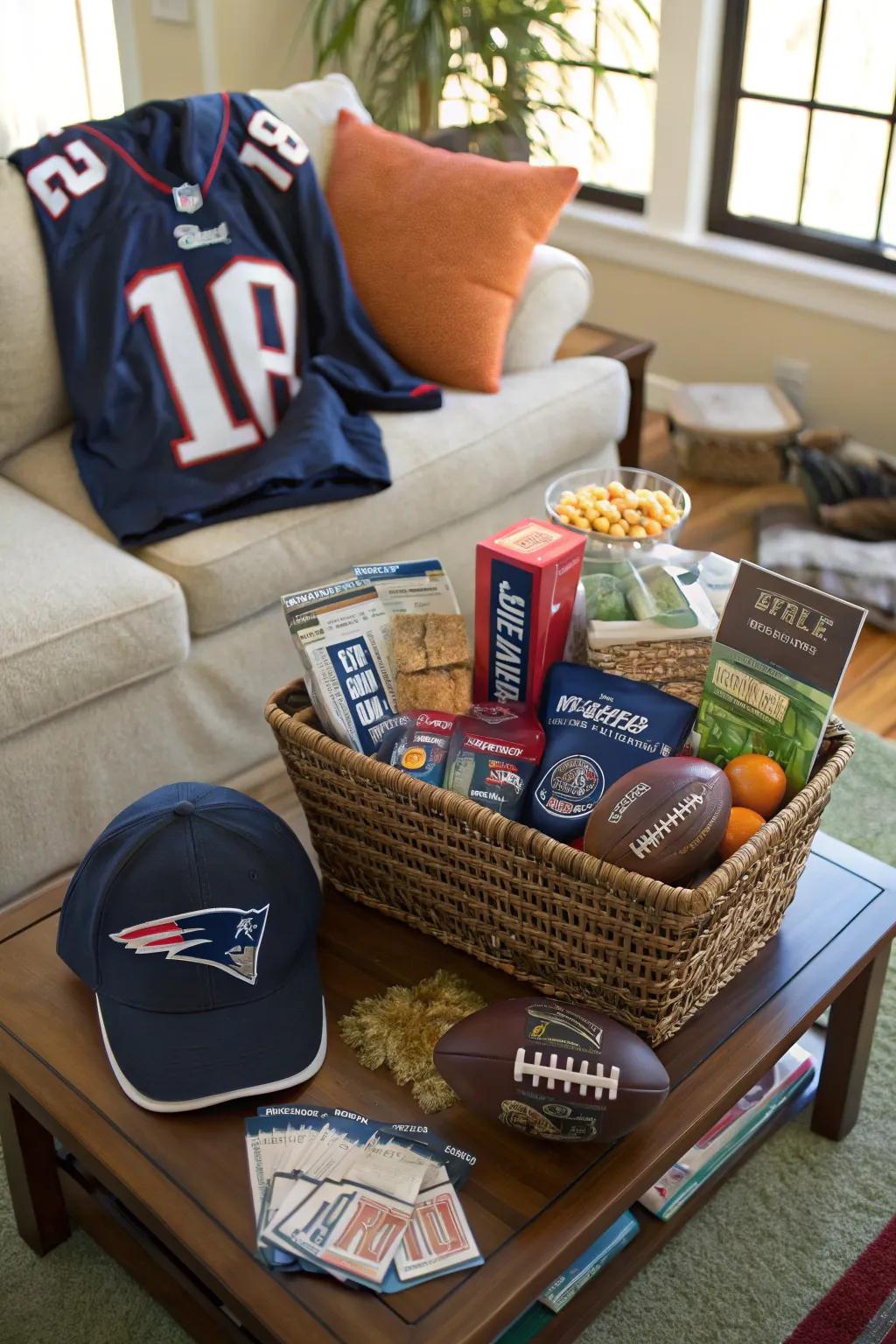 Celebrate dad's team spirit with a sports fan's bundle.