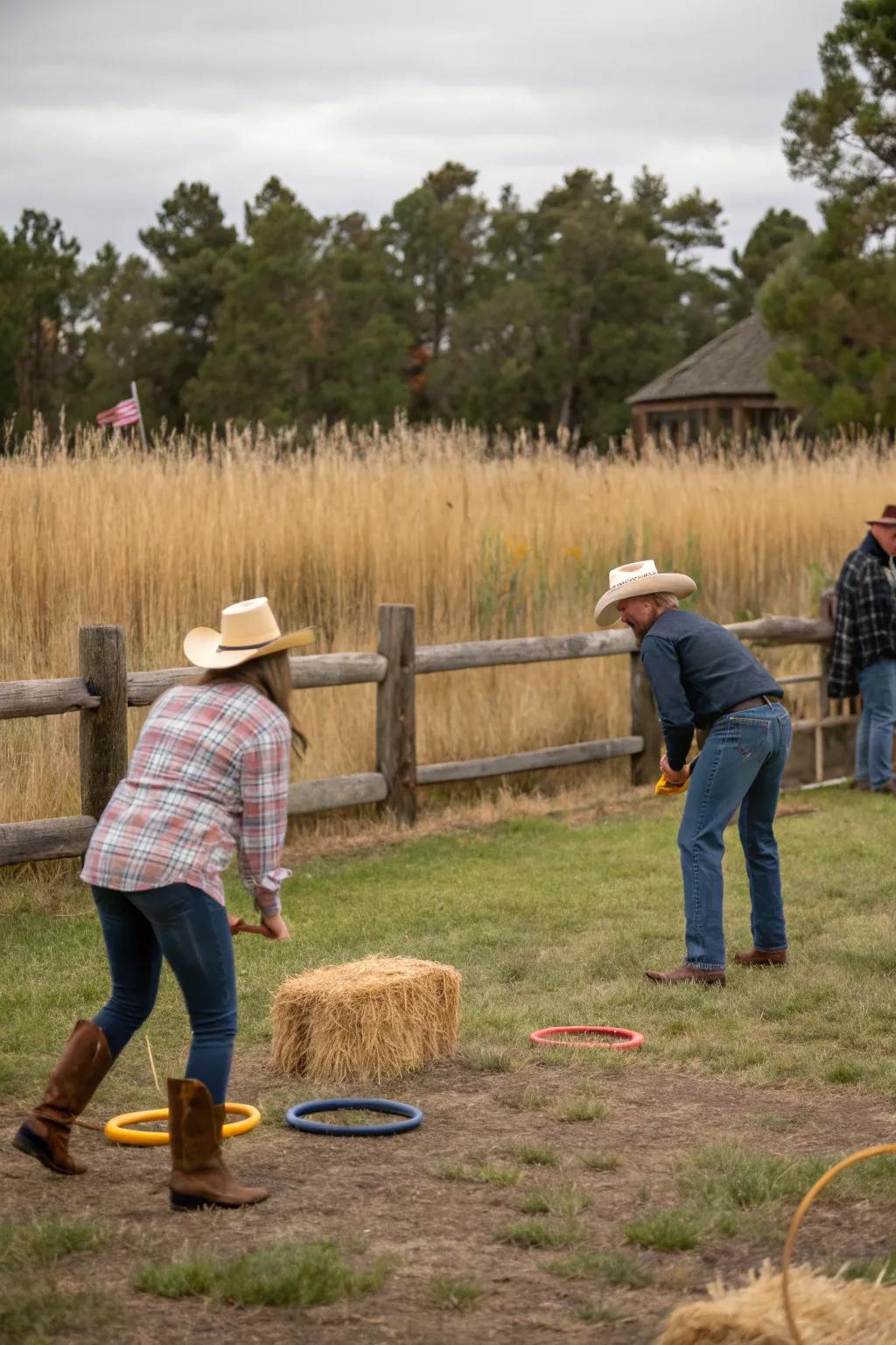 Add excitement with fun cowboy-themed games.