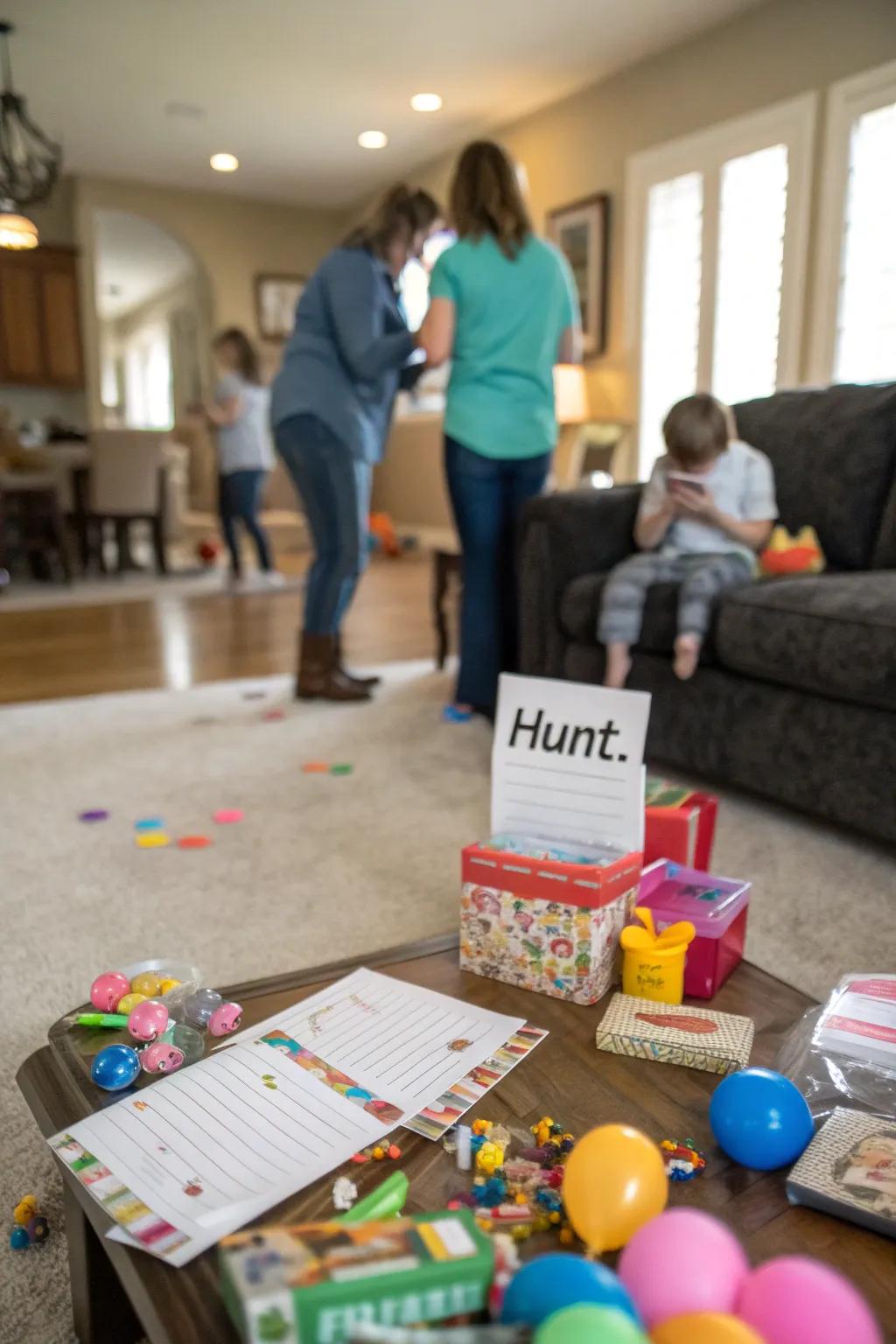 Add excitement to your birthday with a home scavenger hunt.