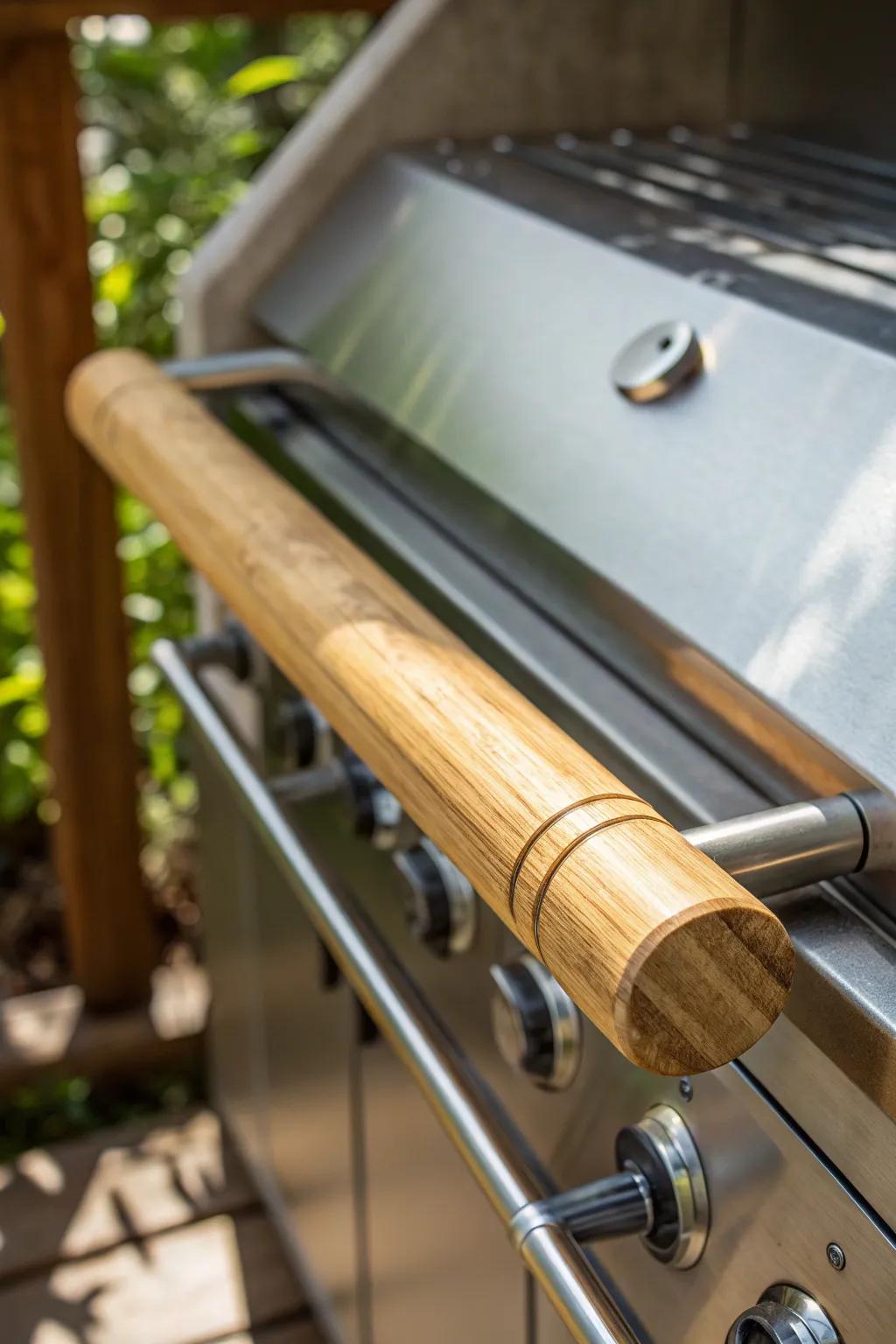 Elevate your grill game with the earthy elegance of bamboo craftsmanship.