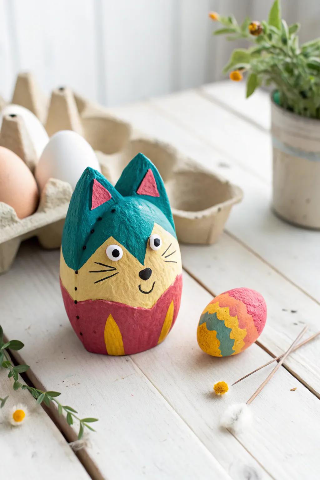 Transform egg cartons into charming critters! A perfect blend of creativity and eco-friendliness, these little animals bring joy and color to any craft session.