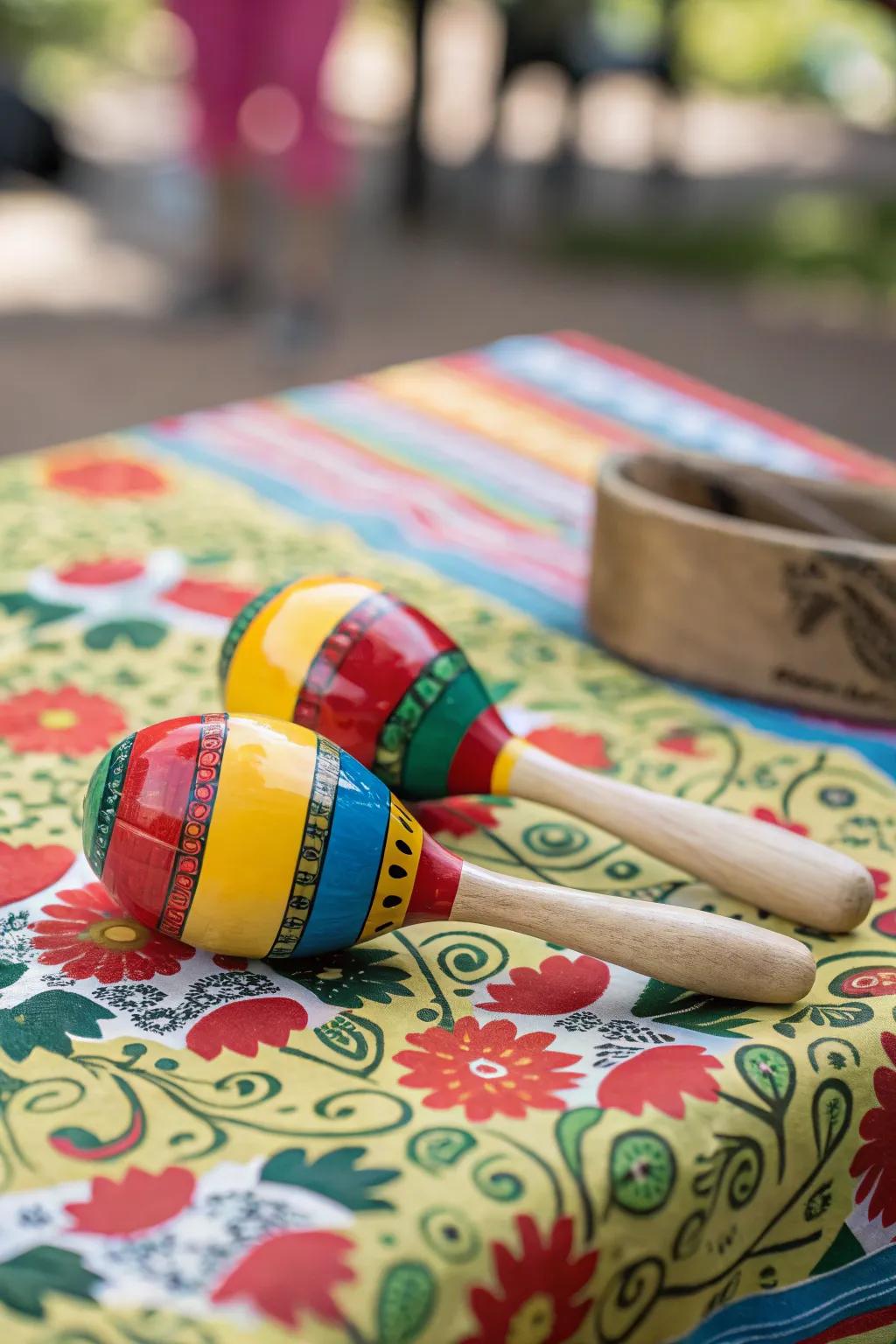 Shake things up with homemade maracas.