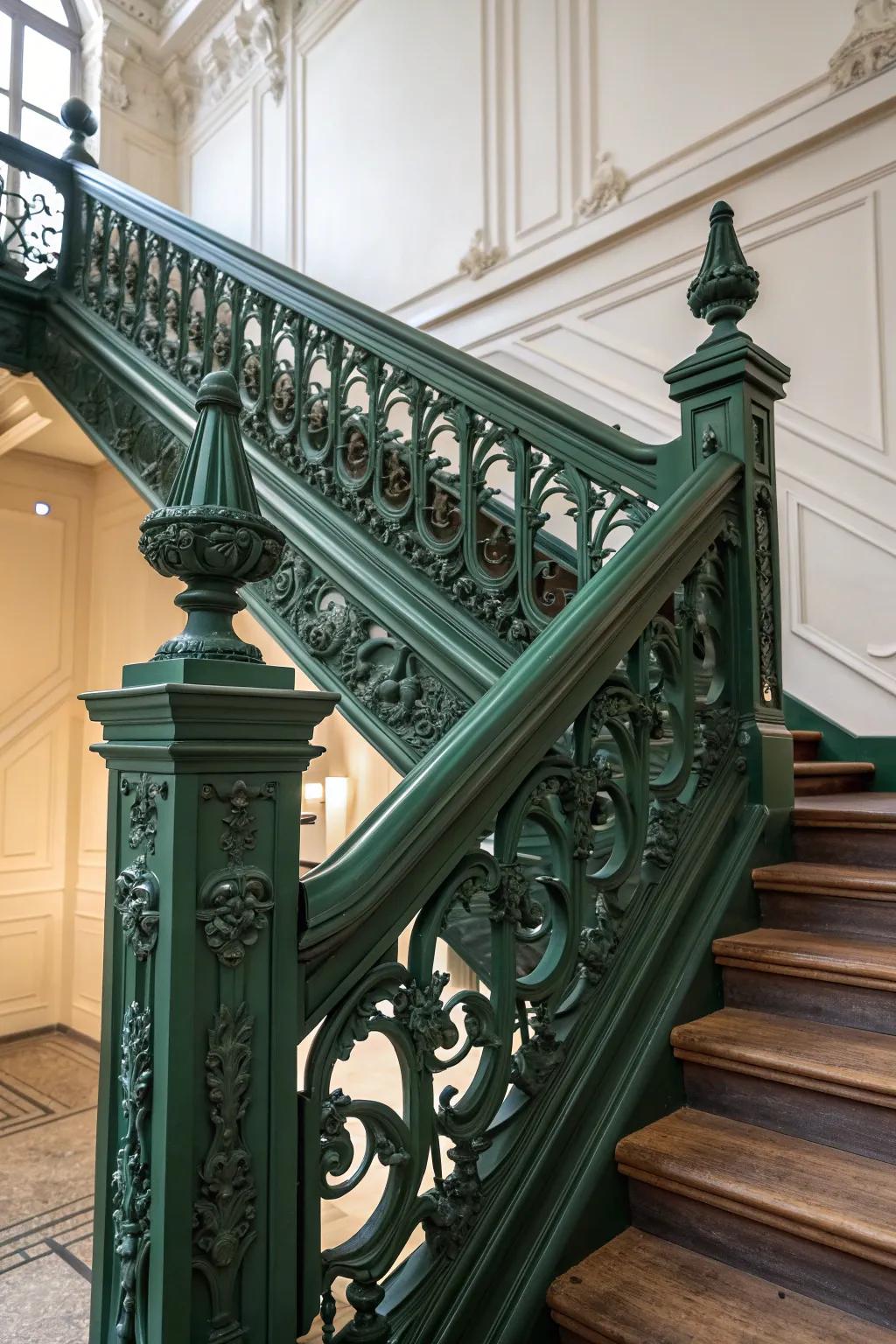 Elevate your space with the elegance of aristocratic dark green.