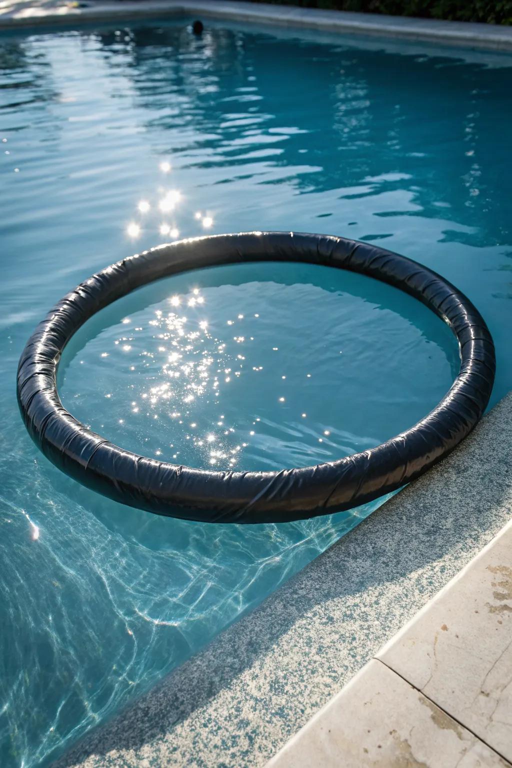 Transform your pool into a serene oasis with chic lilypad warmers, blending minimalist elegance with functional beauty.
