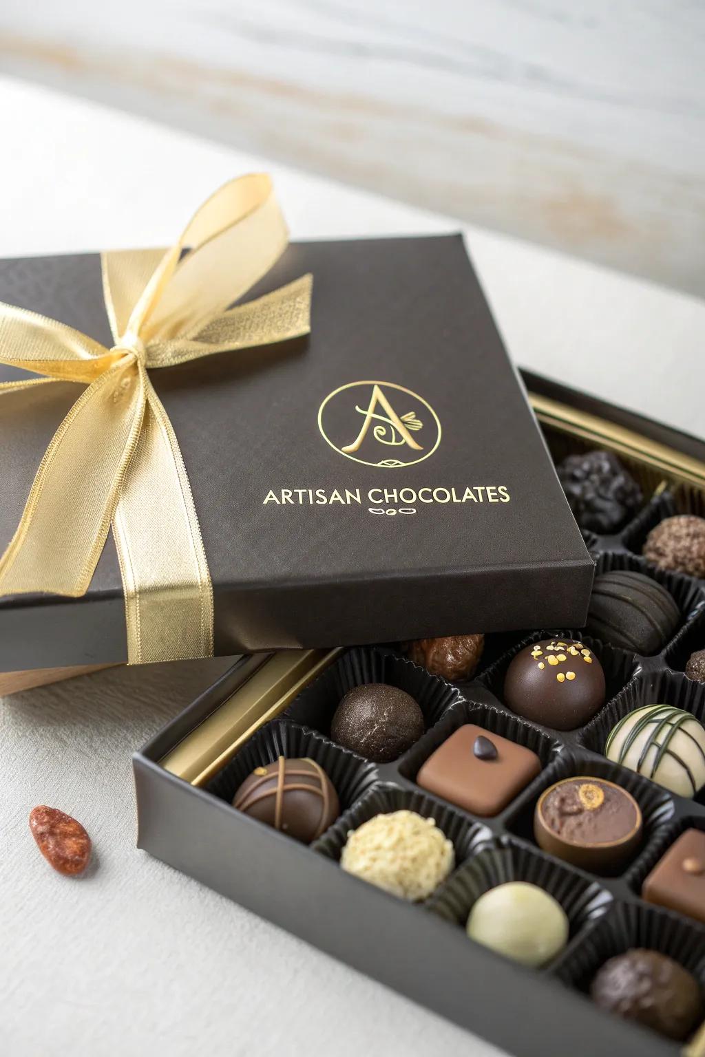 Indulge in the rich flavors of artisanal chocolates.