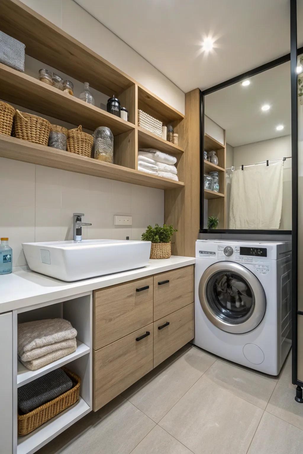 A practical laundry sink for tackling tough stains.