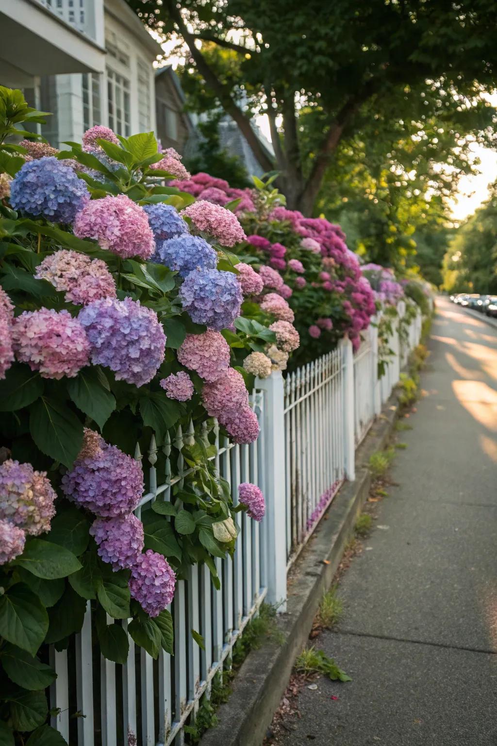 Hydrangeas are a summertime showstopper with their bold blooms.