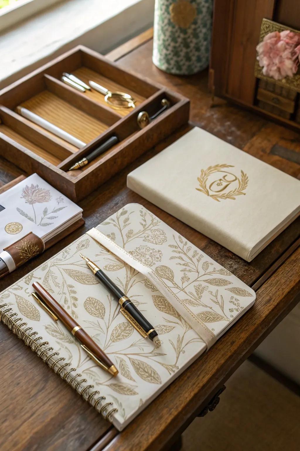 Make writing special with a personalized stationery set.