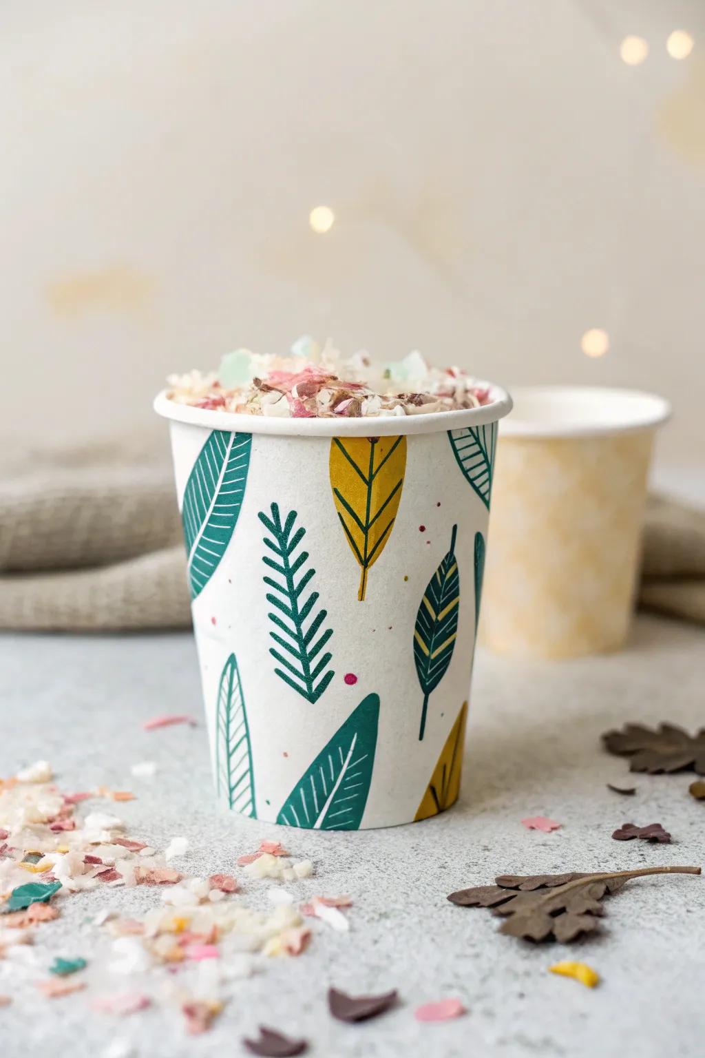 Transform your celebrations with these chic DIY K-cup confetti poppers, where craftsmanship meets creativity!