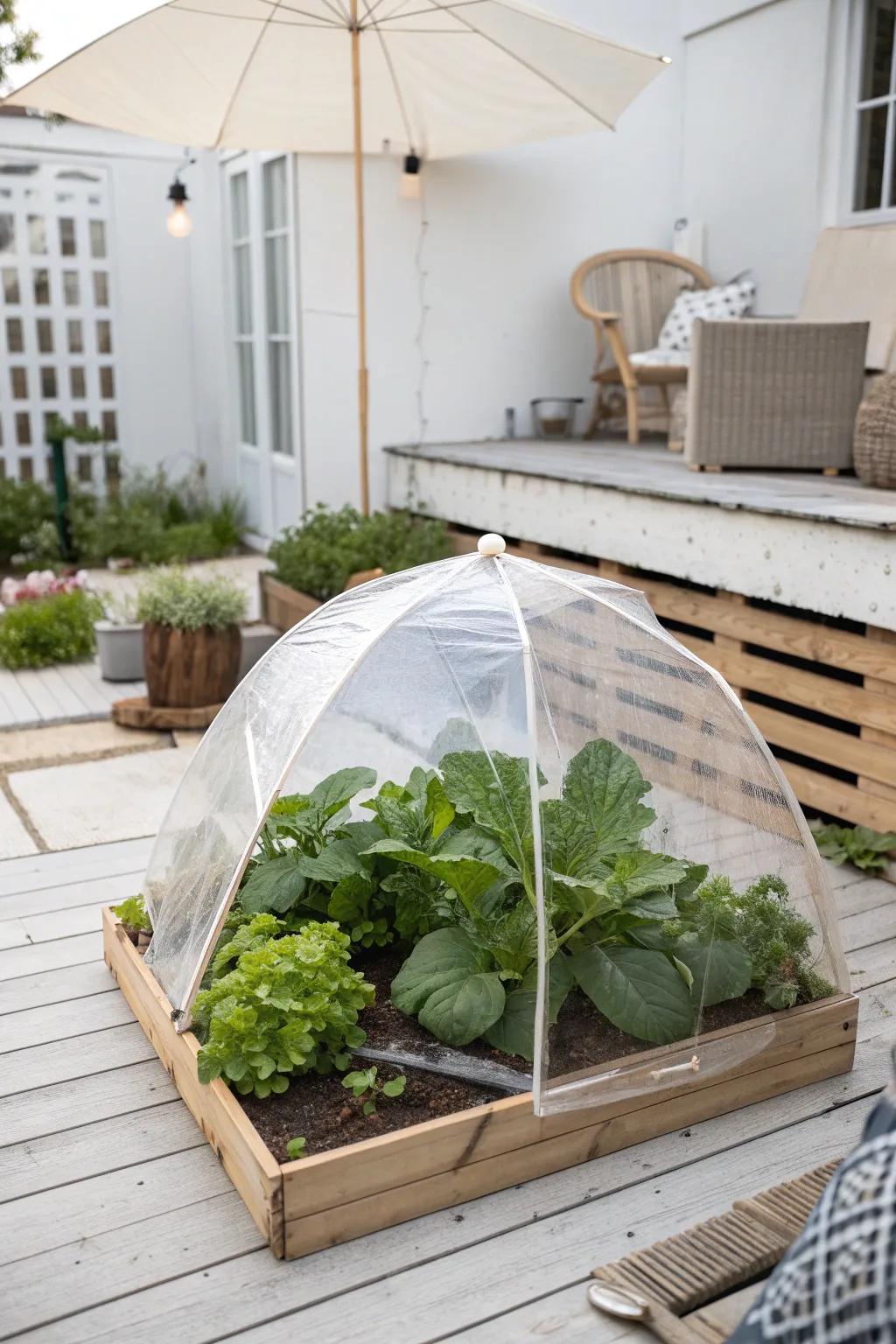 From Patio Shade to Plant Haven: Discover the Charm of an Umbrella Greenhouse!