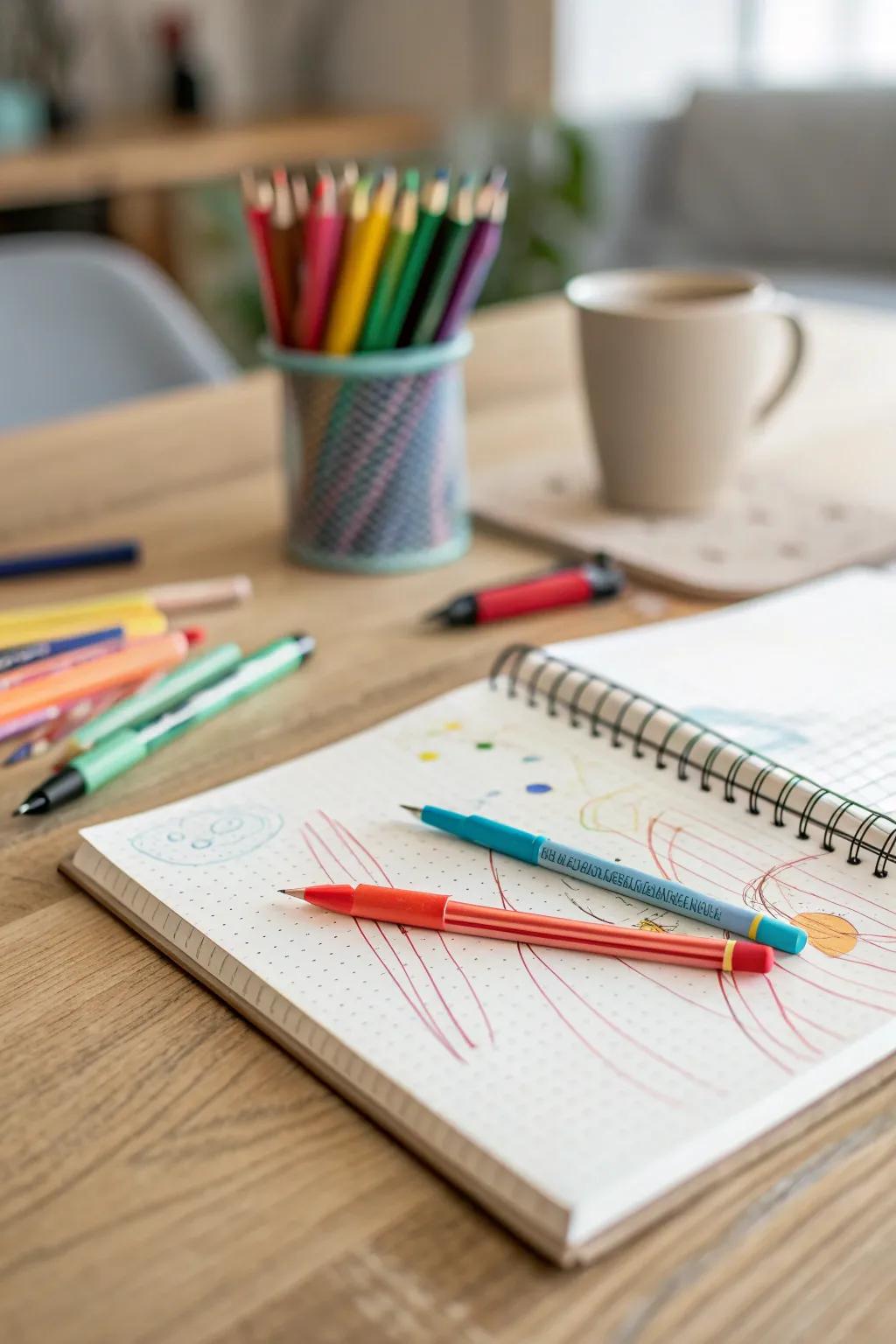 Unleash your creativity with a splash of color and a touch of chaos. ✨ #ArtSupplies #CreativeMess