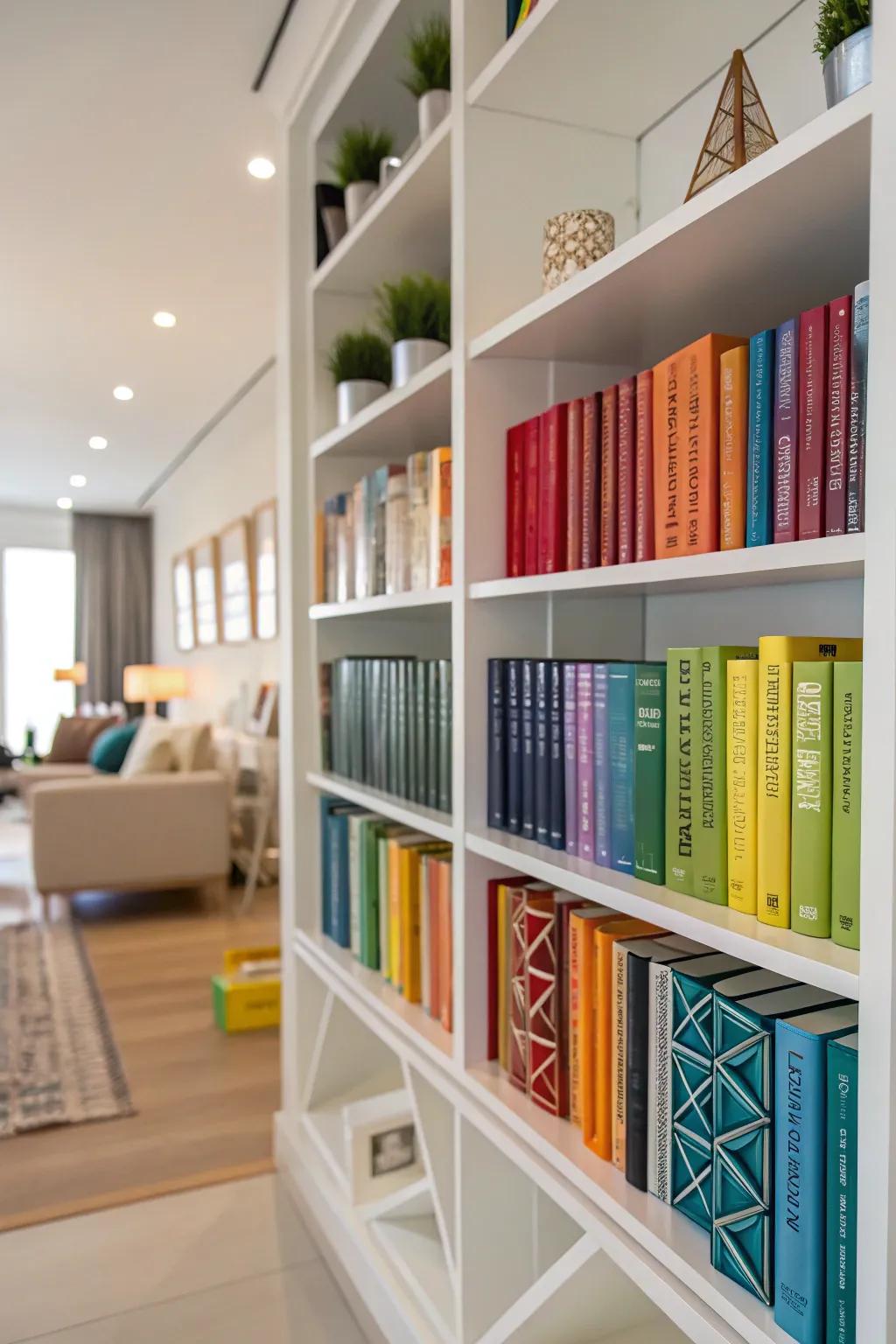 Organize your books with stylish geometric bookends.