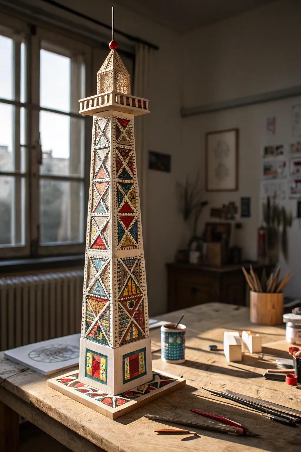 Where art meets engineering: a colorful masterpiece of craftsmanship.