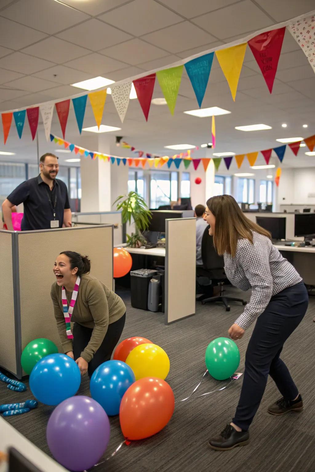 Office Olympics bring fun and laughter to the workspace.