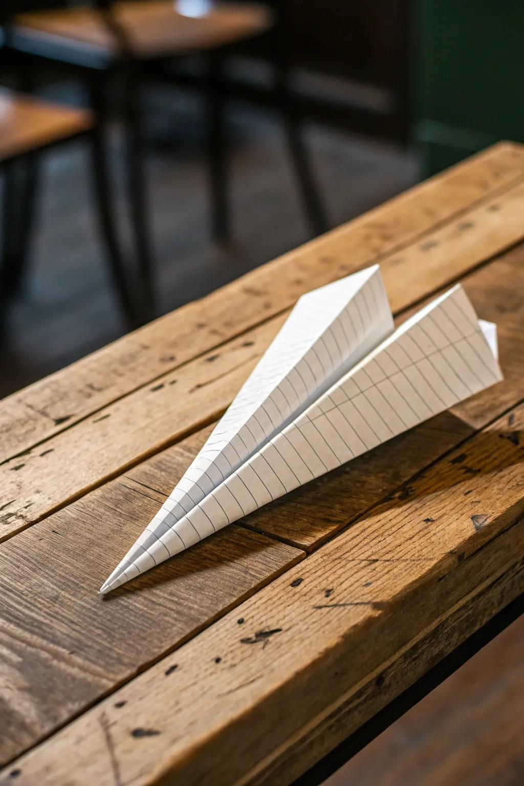 Elevate your craft game with this sleek paper tube plane - where simplicity meets sophistication.