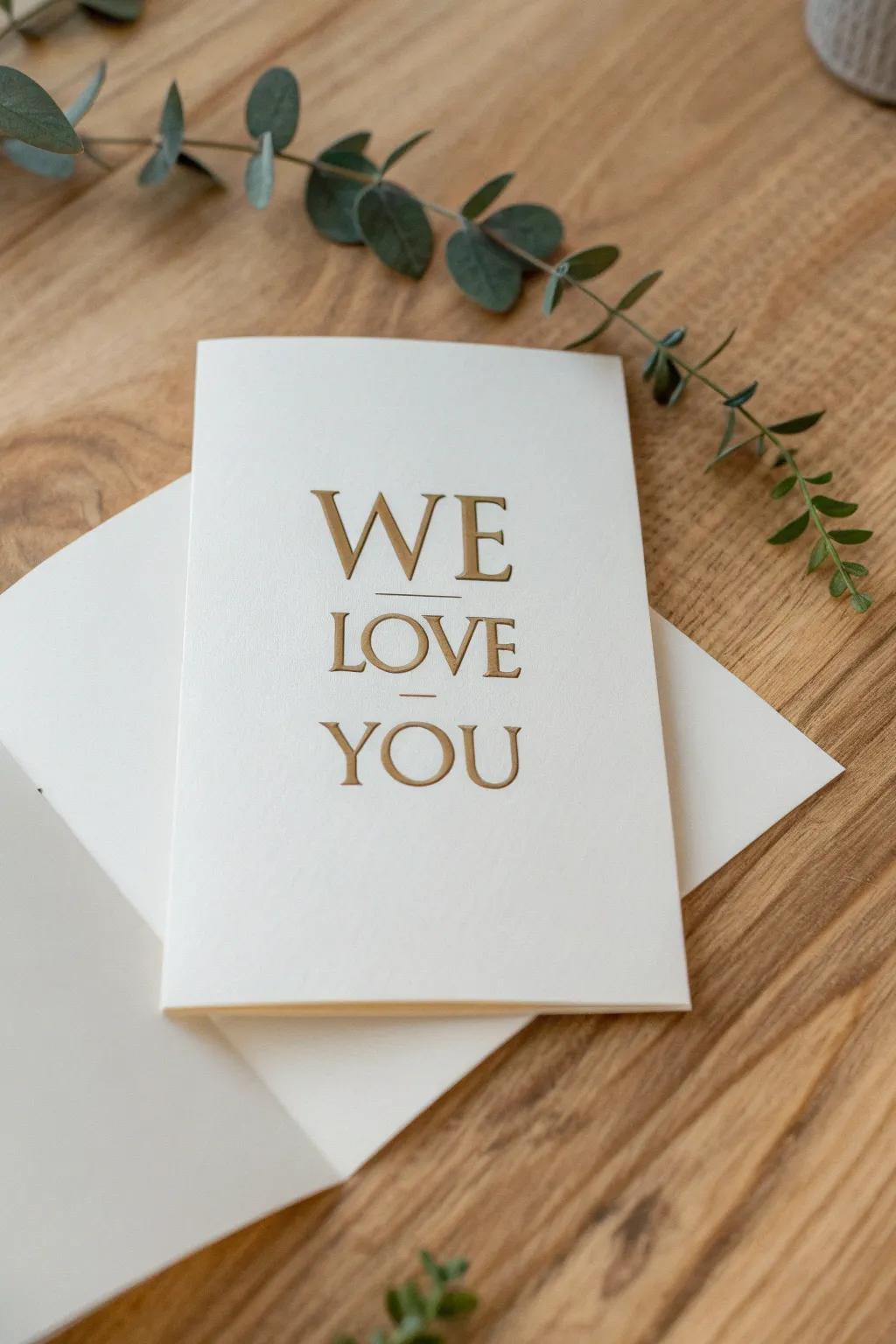 Celebrate Parents Day with the perfect blend of simplicity and elegance. #MinimalistLove