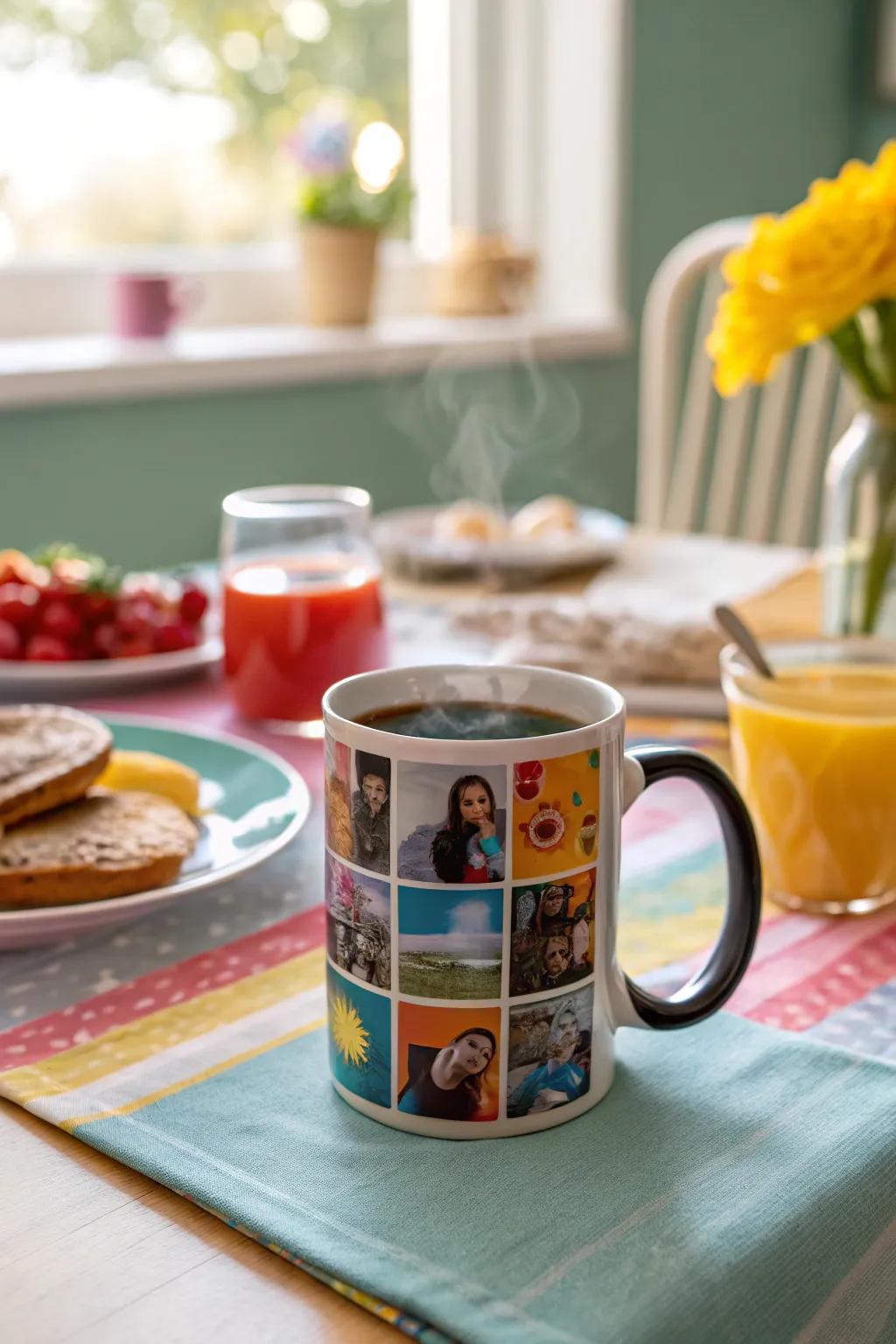 A custom face mug turns everyday moments into cherished memories.