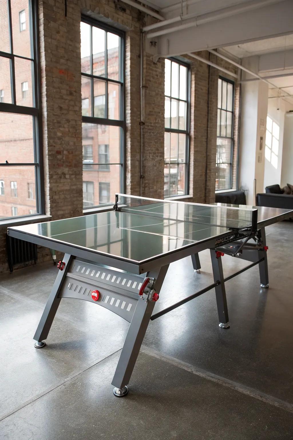 Where elegance meets play: the perfect fusion of glass and metal.