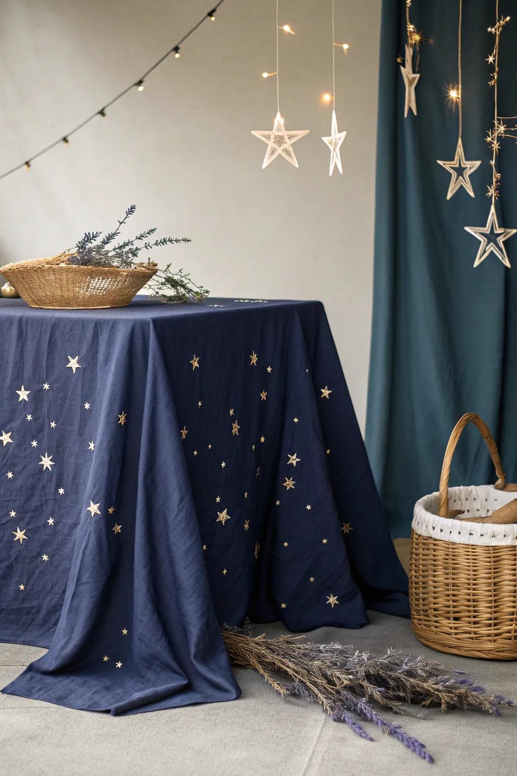 Illuminate your evening with a touch of celestial magic. ✨ #StarryNightBackdrop