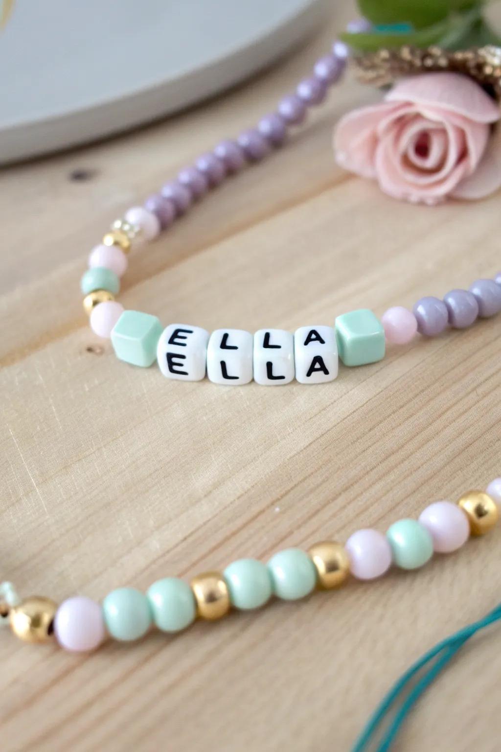 Create your own story with a personalized name necklace—minimalist elegance with a touch of boho charm.
