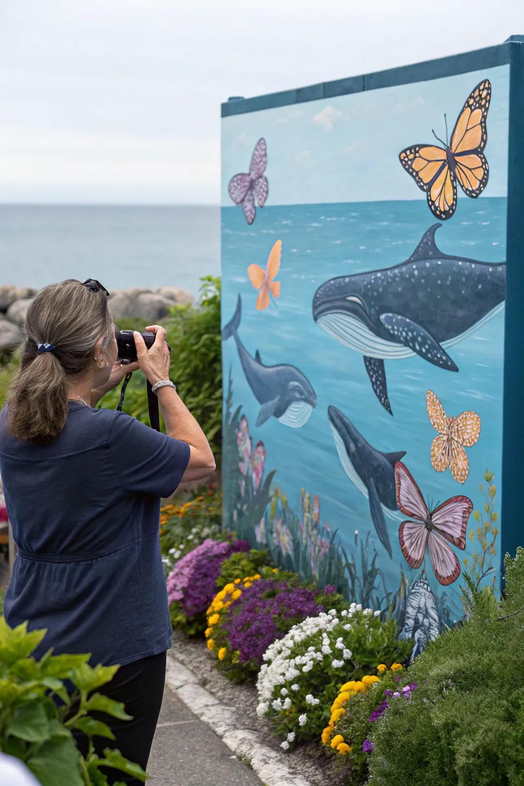 Whales and butterflies bring joy