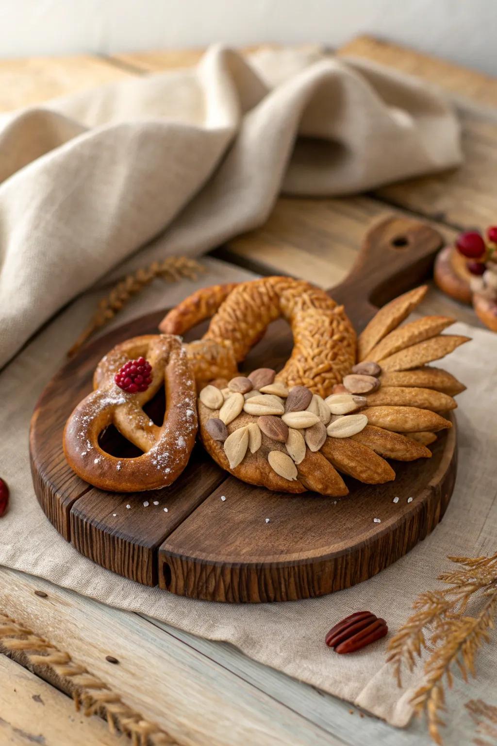 Transform your Thanksgiving table with charming turkey pretzels, where art meets flavor!