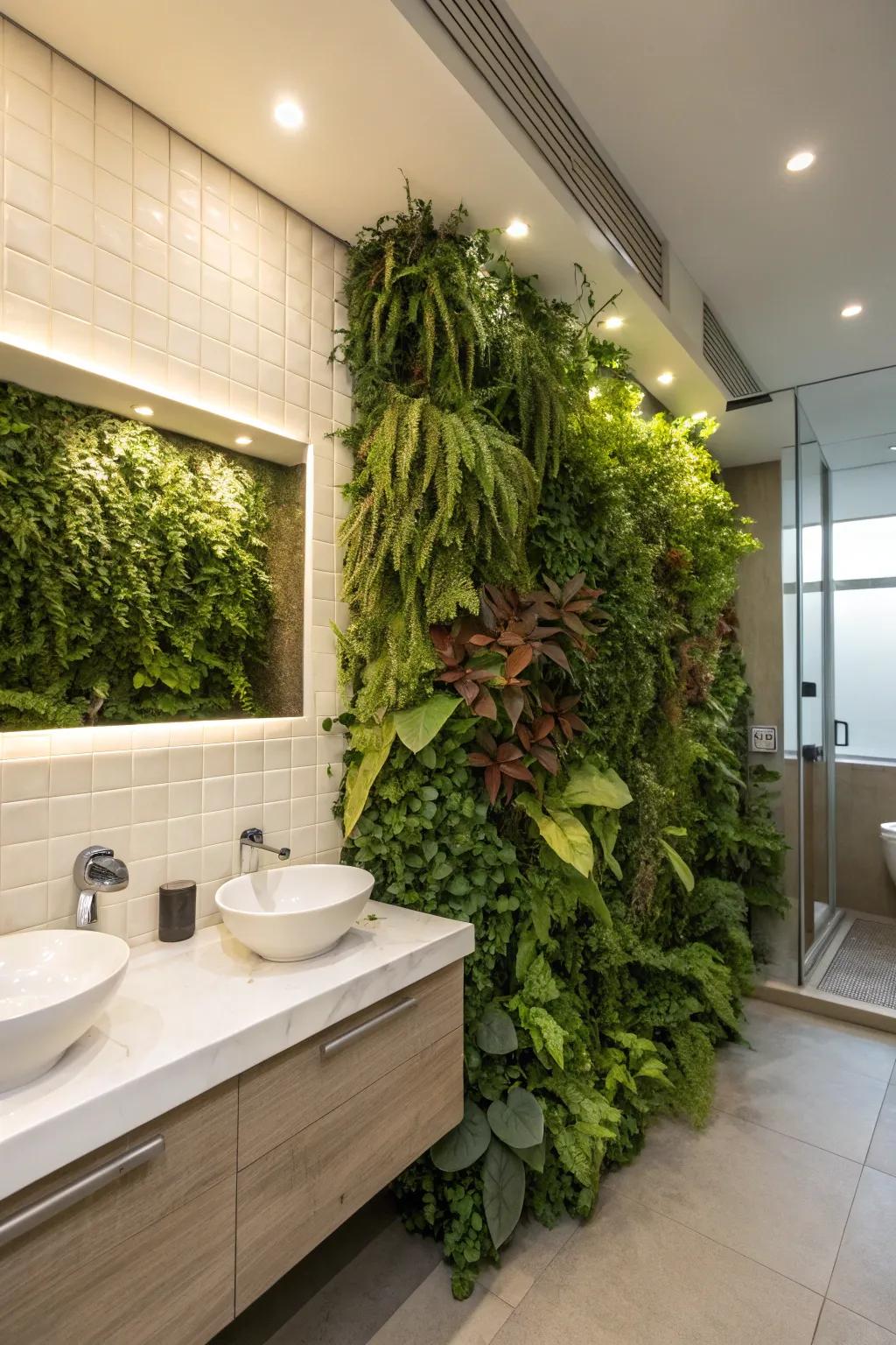 Living walls bring architecture and nature together.