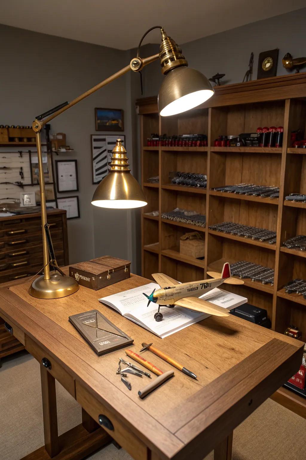 Crafting Dreams: Illuminate your passion with perfect lighting.