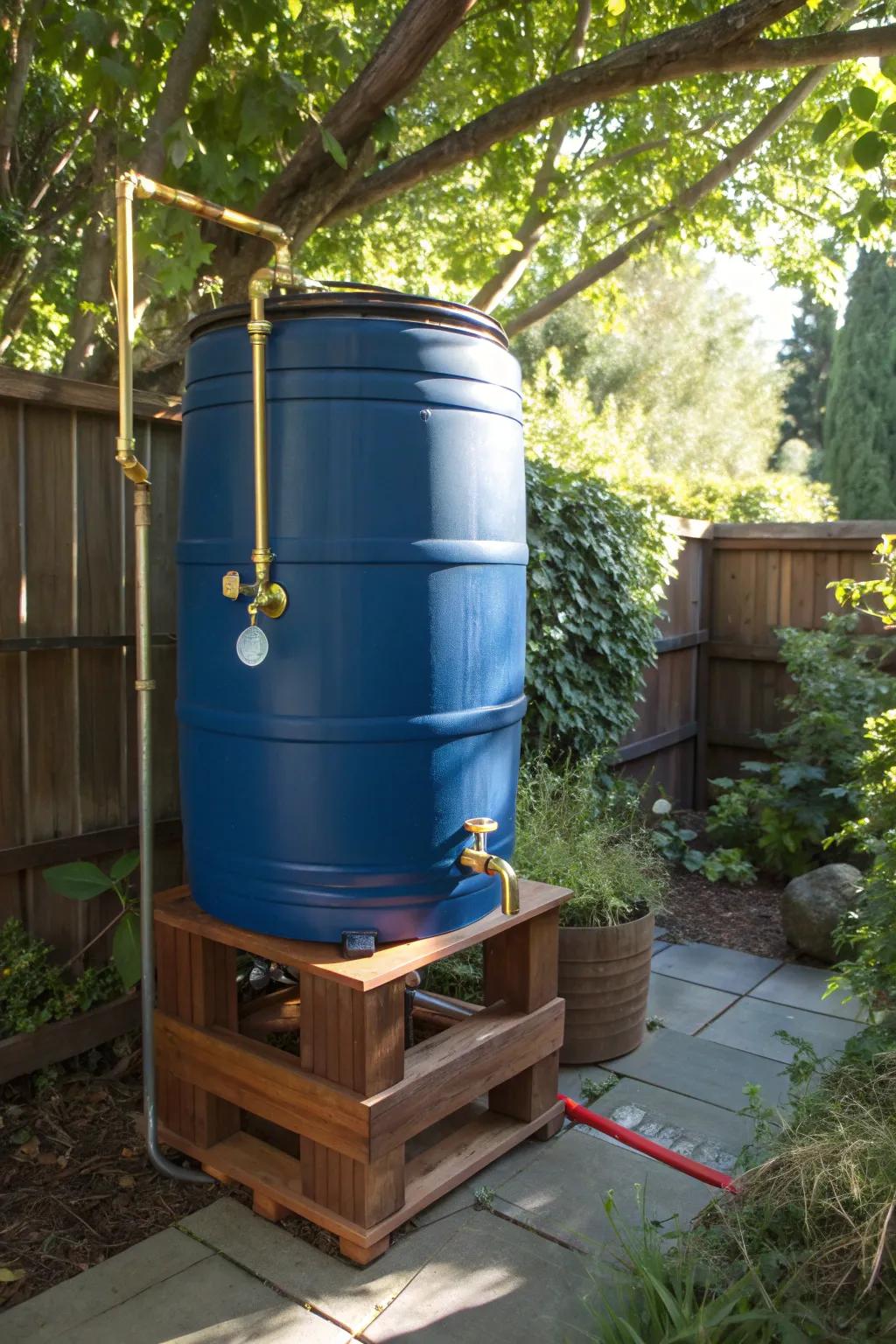 Transform your backyard with this innovative outdoor shower crafted from a 55-gallon drum. Perfect blend of functionality and craftsmanship.