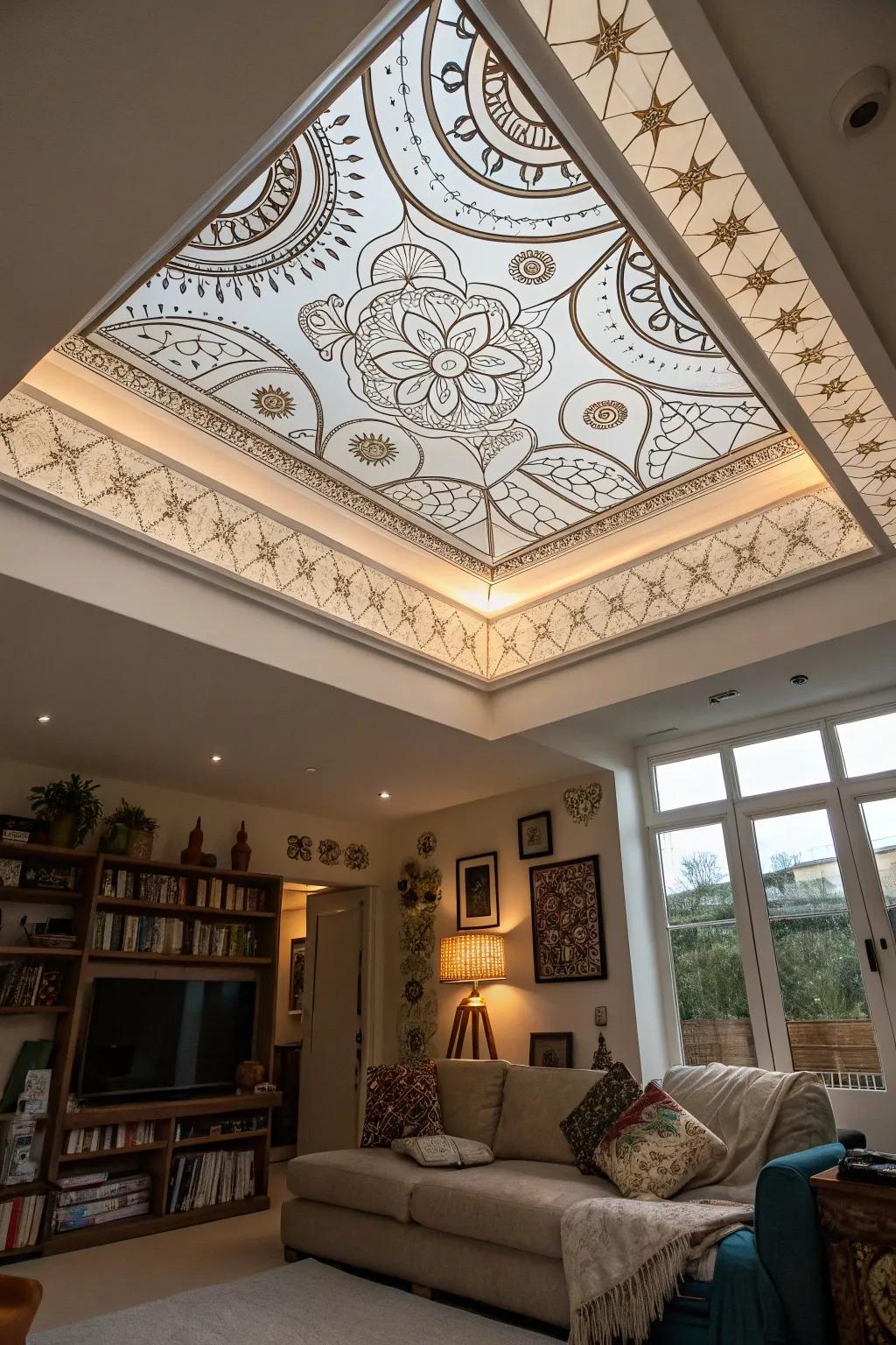 Add cultural flair with personalized skylight motifs.