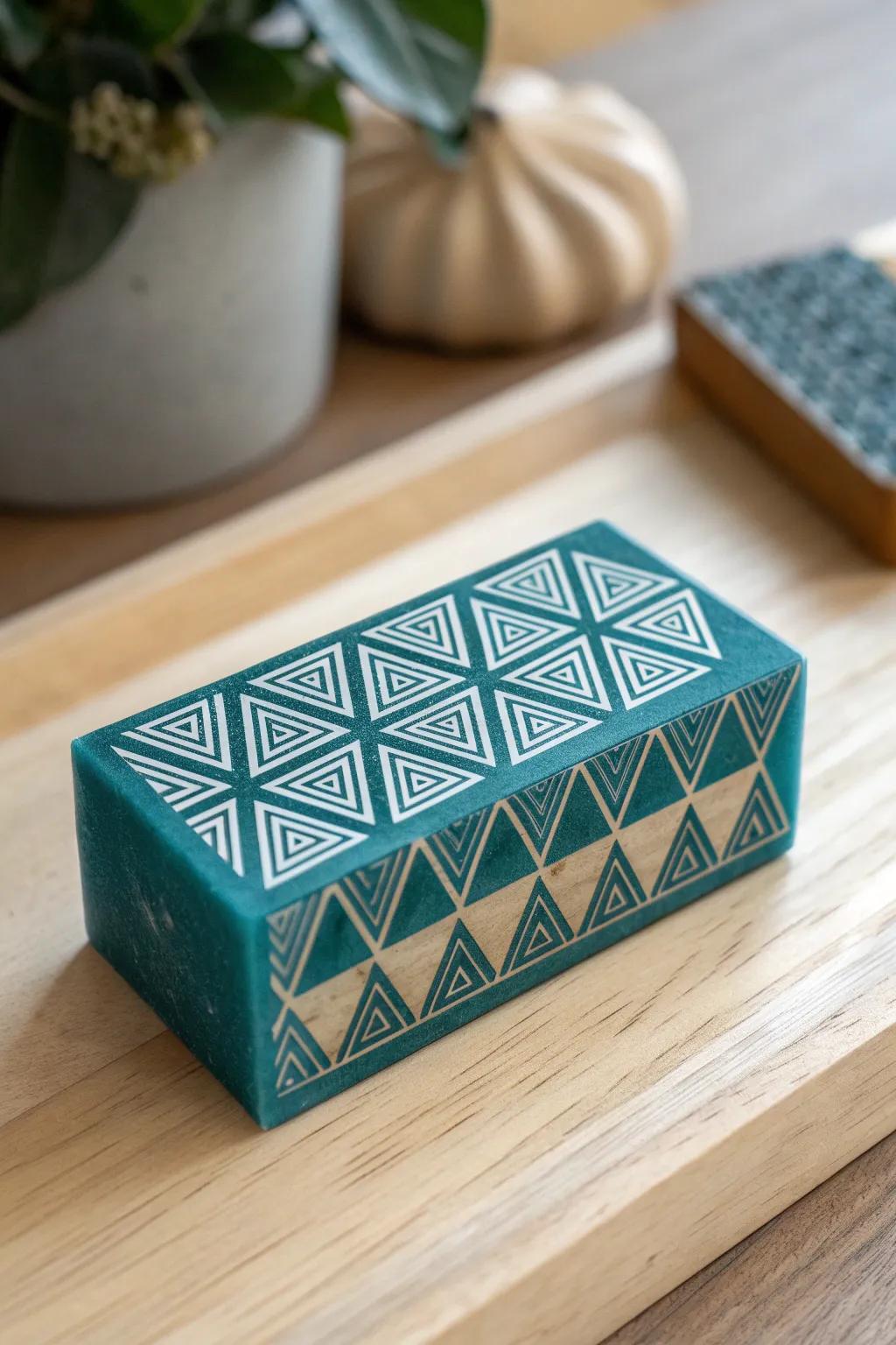 Elevate your brand with geometric charm: where artistry meets functionality in every handcrafted detail.