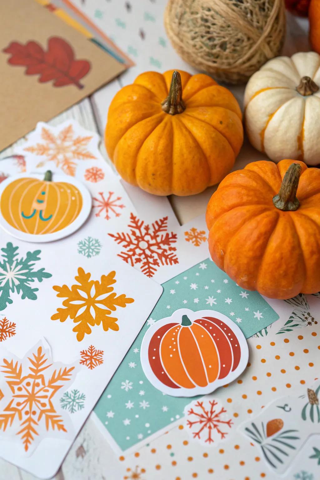 Seasonal stickers to celebrate each time of year.