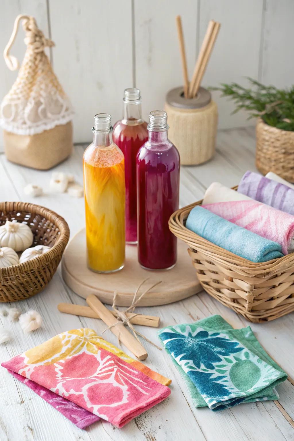 Unleash your inner artist with this vibrant DIY tie-dye kit, perfect for creating unique summer masterpieces!