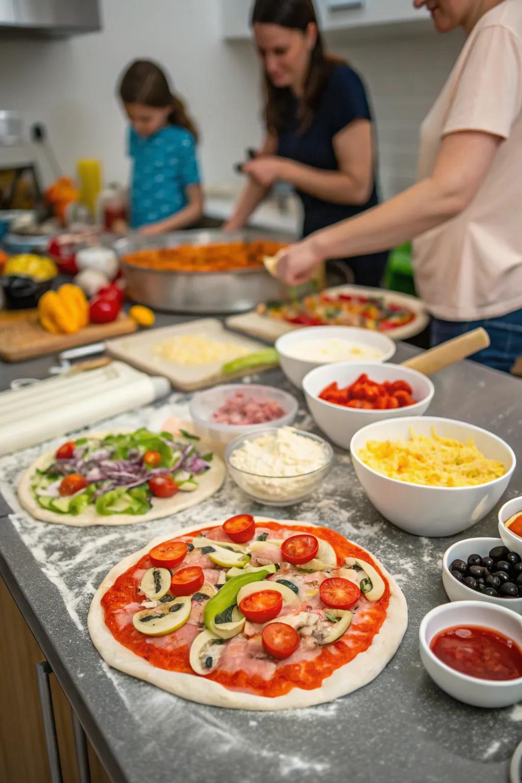 A DIY pizza party lets your creativity—and taste buds—run wild.