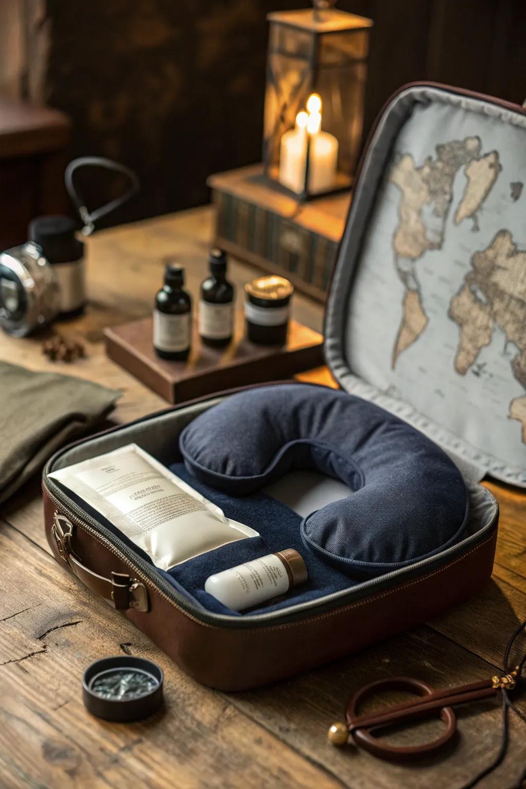Craft the perfect travel companion with this luxurious survival kit—style meets functionality for the modern wanderer.