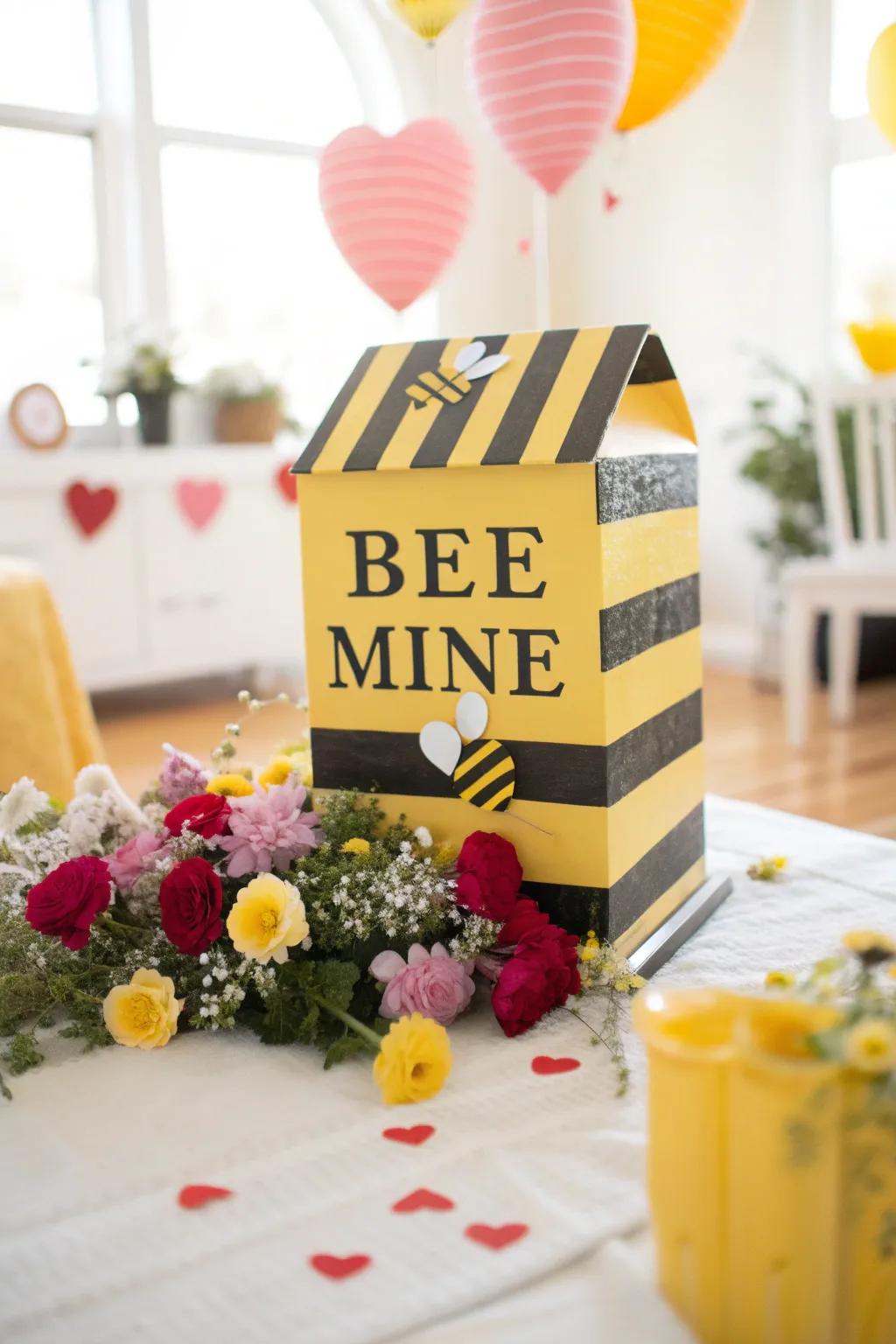 A bee-mine sweetness box that buzzes with charm and love.