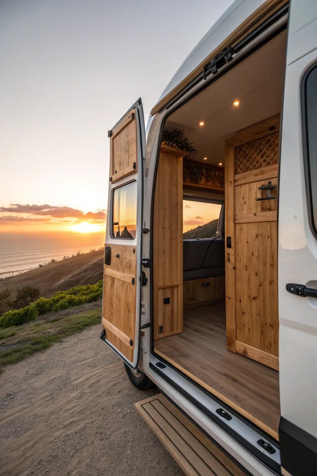 Experience the perfect blend of craftsmanship and nature with a morning view like no other.