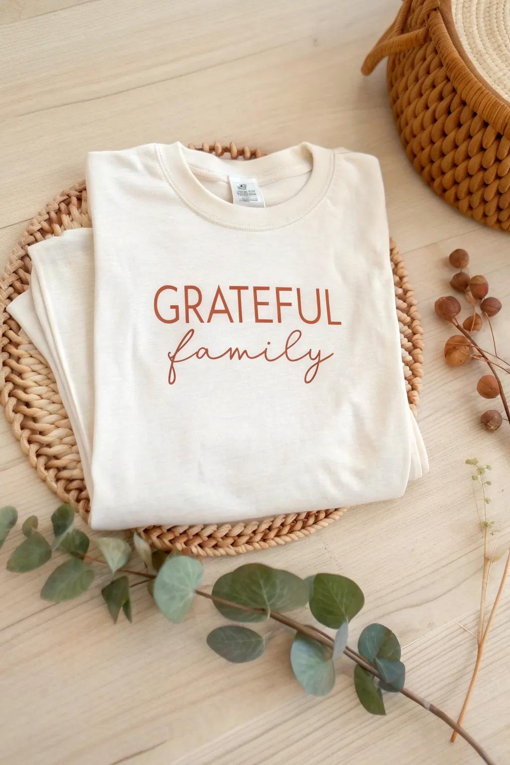 Celebrate Thanksgiving in style with personalized family shirts that capture the essence of gratitude and togetherness.