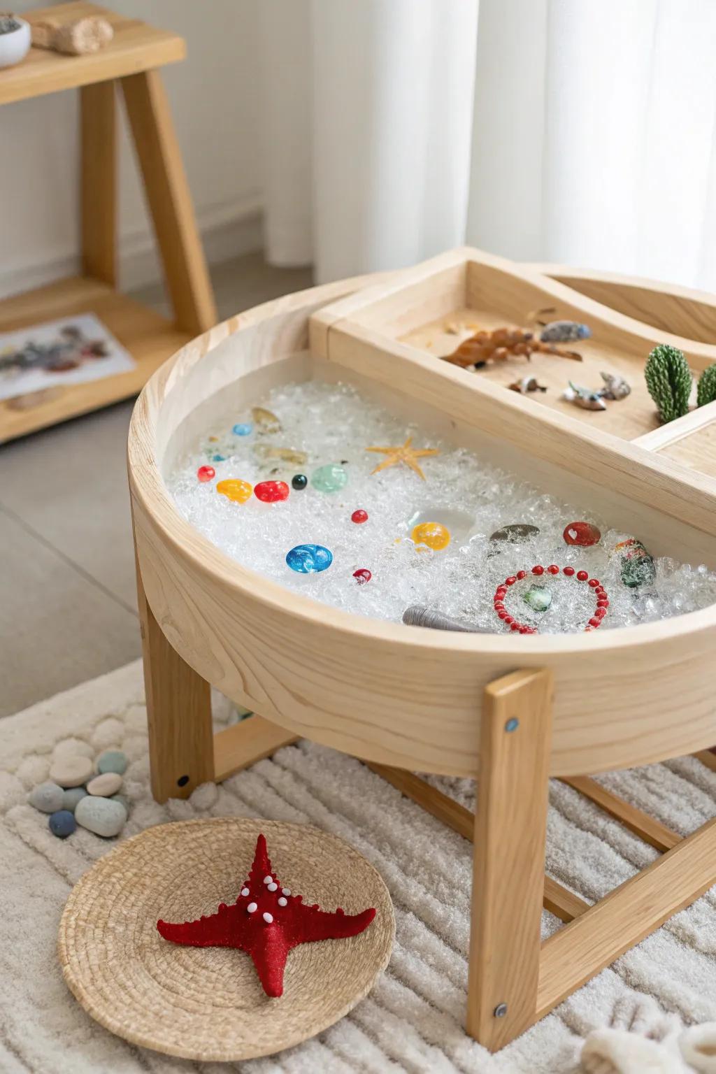 Dive into discovery with a chic and playful underwater treasure hunt!