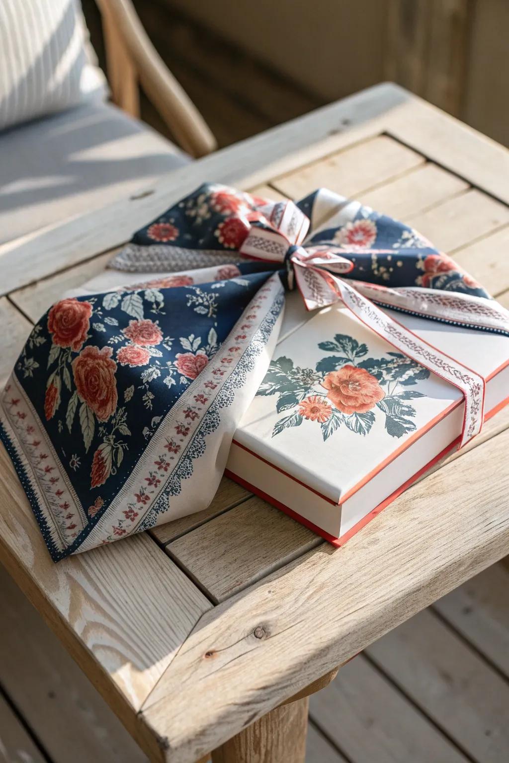 Embrace timeless elegance with a vintage touch: gift wrapping with style and sustainability.
