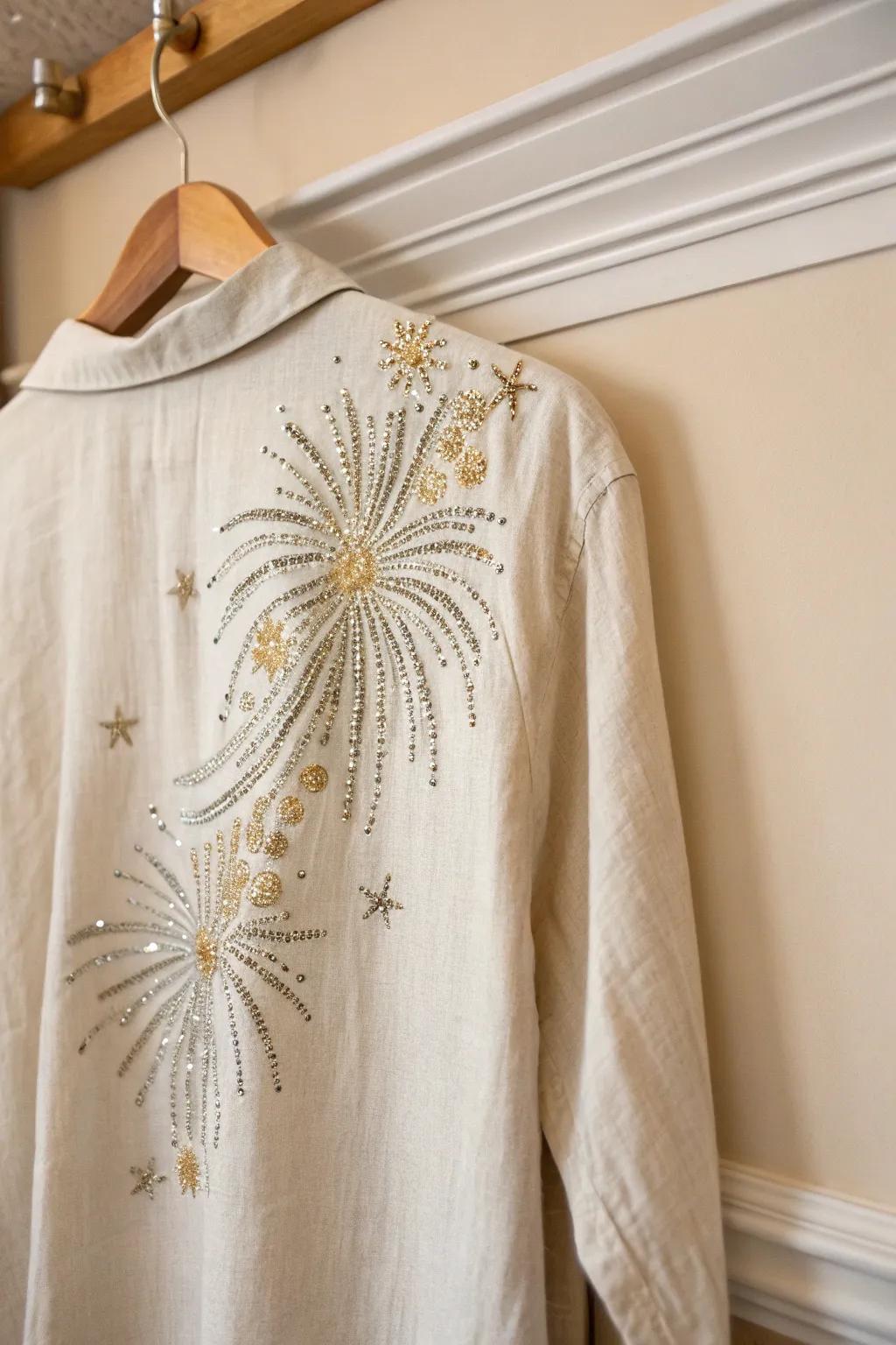 Add a touch of sparkle to your school days with a chic glitter explosion design, perfect for those who love minimalist elegance with a hint of Boho flair.