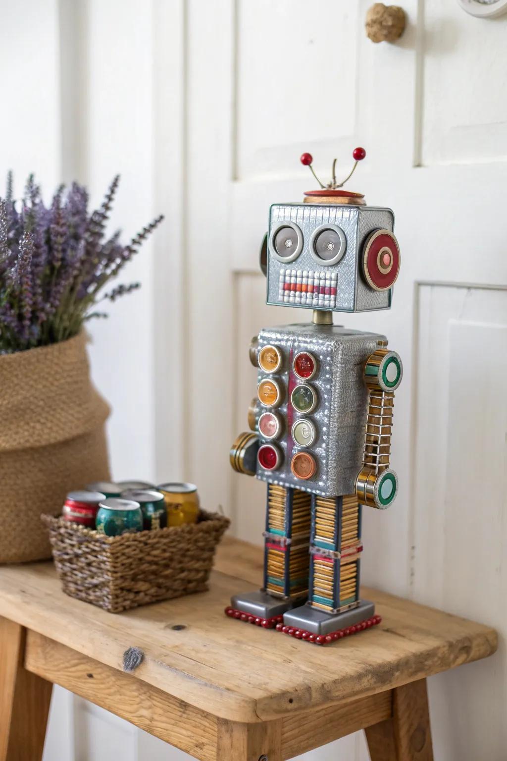 Transform trash into treasure with a touch of whimsy in recycled art!