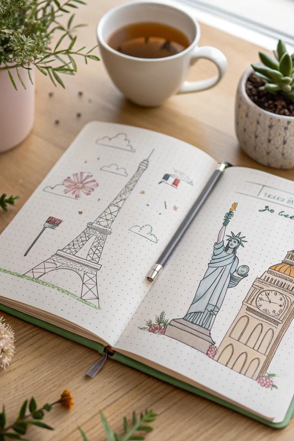 Countdown to Adventure: Craft your travel dreams with a touch of minimalist elegance. 🌍✈️