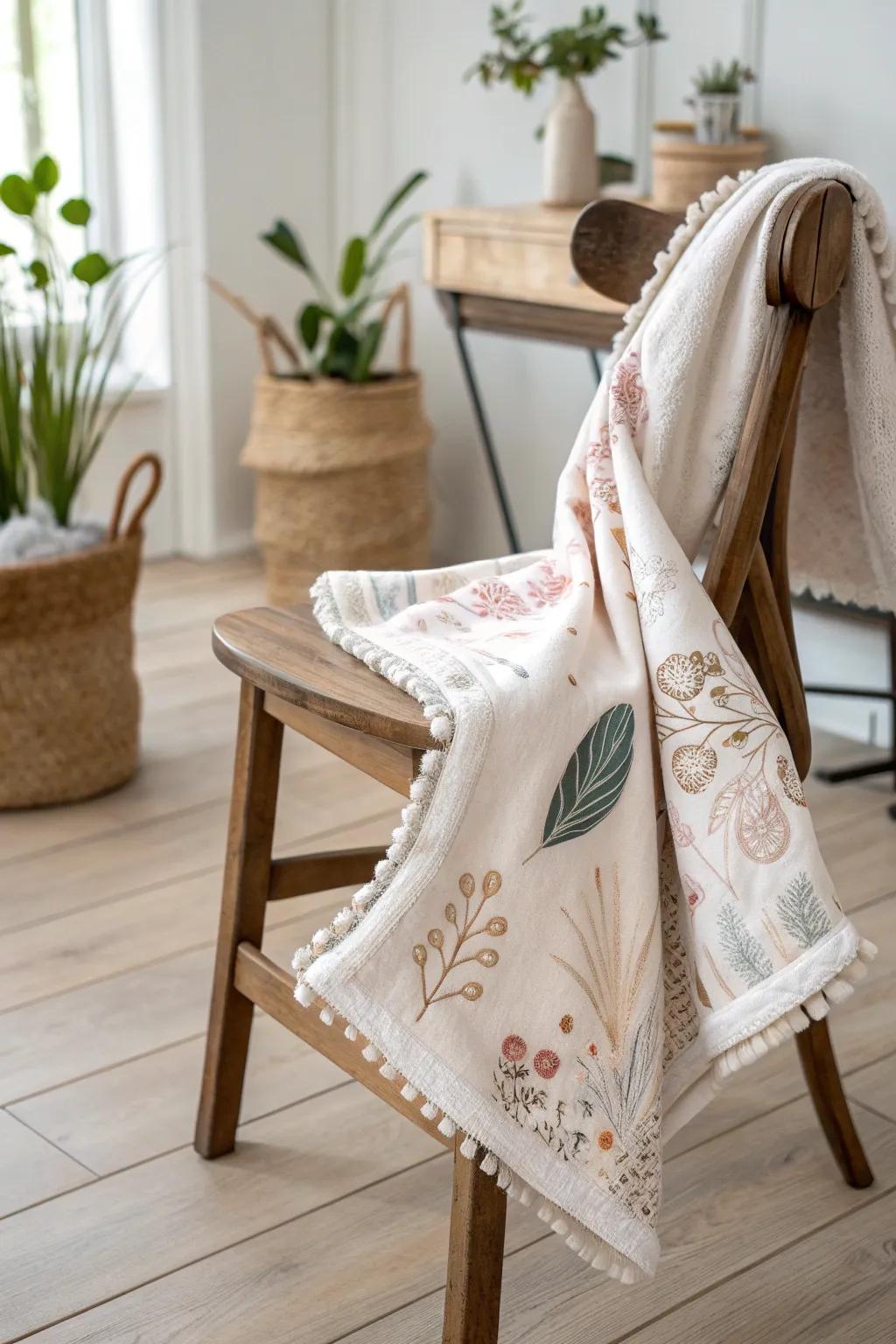 Transforming cherished moments into comforting loveys, where simplicity meets soothing elegance.