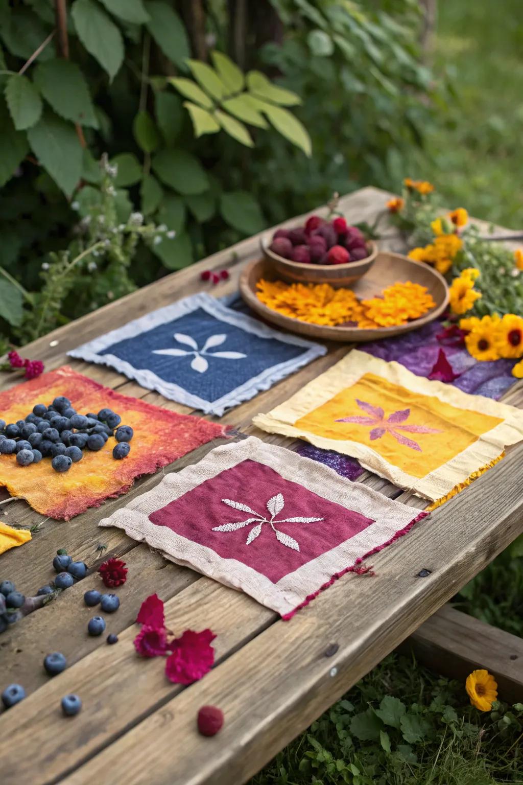 Crafting with nature: Discover the art of natural dyes and let the land tell your story.