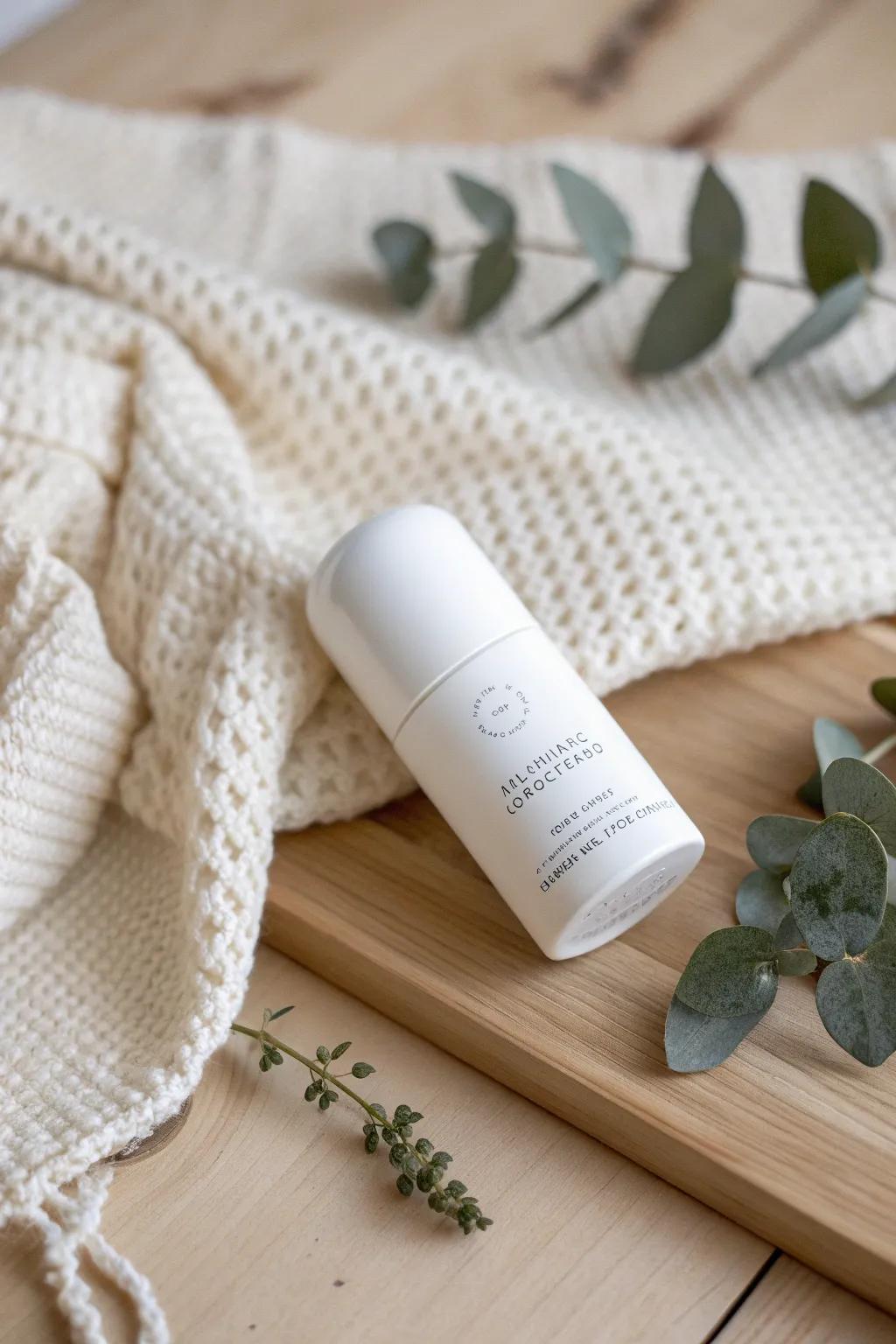 Stay fresh on the go with this chic mini deodorant. A must-have for your survival kit!