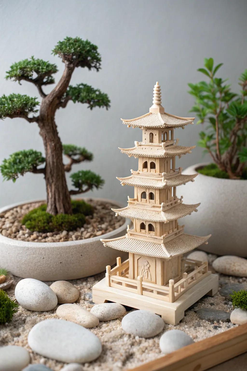 Find tranquility in a miniature escape with this DIY Pagoda Garden.