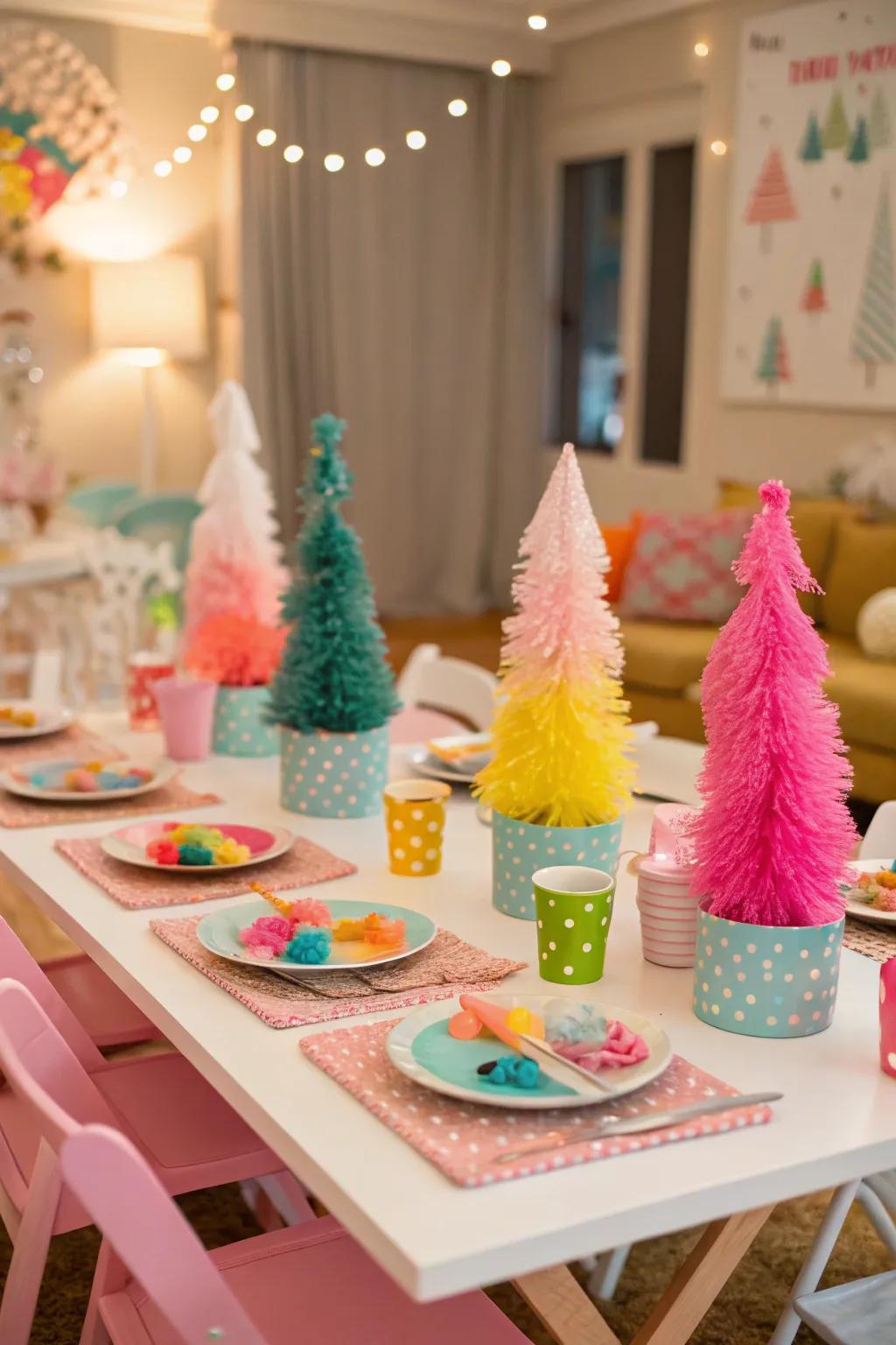 A special kids' table adds joy to your party.