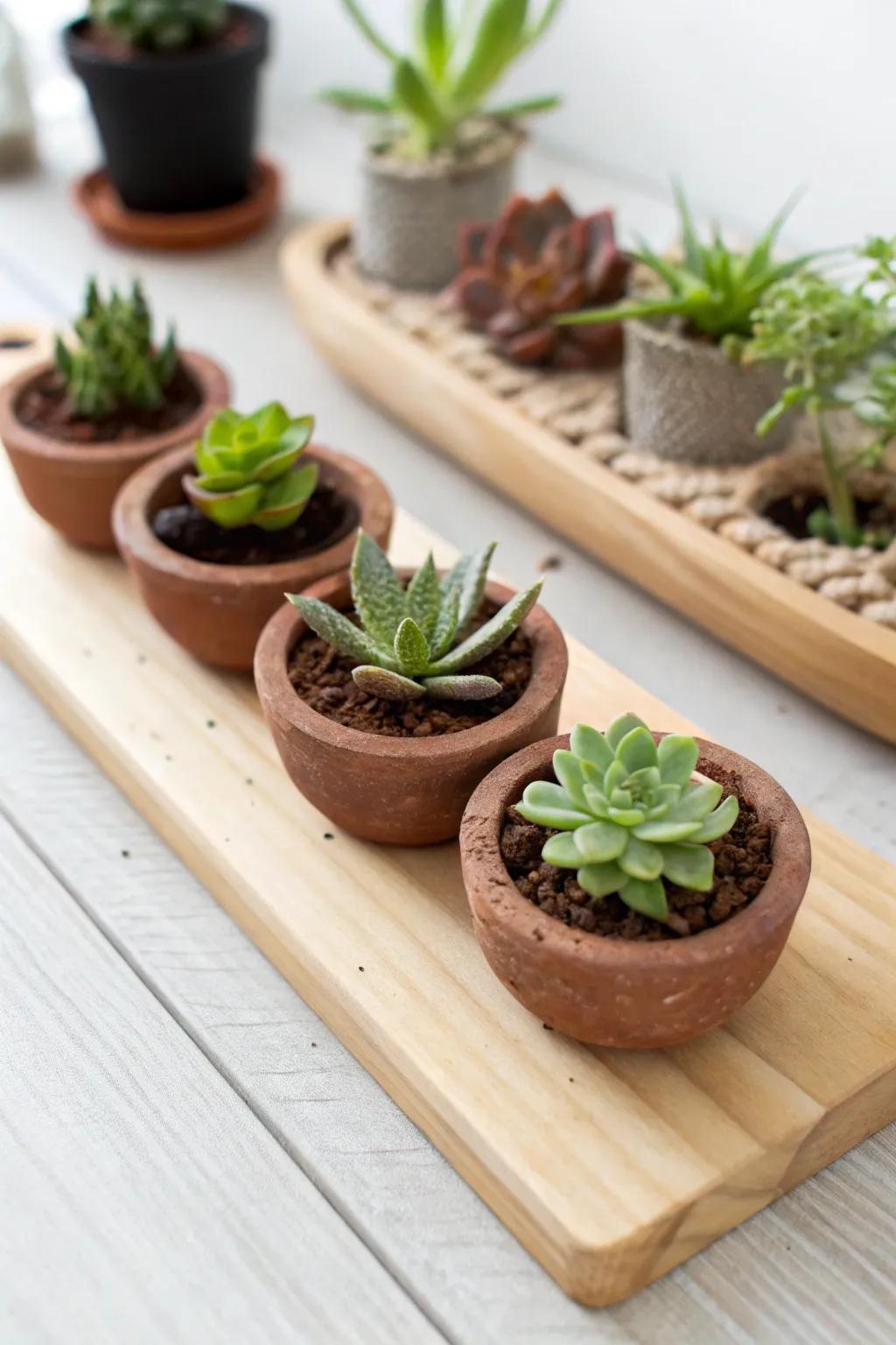 Add a touch of greenery to your space with these innovative planter magnets.