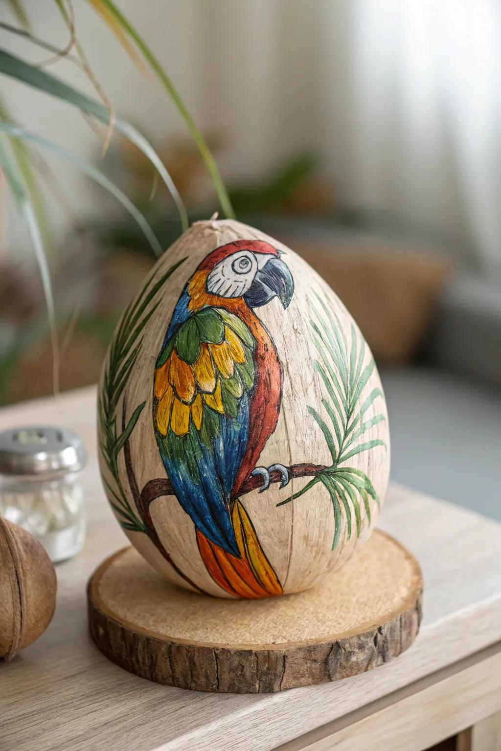 Elevate your decor with a touch of tropical charm. 🎨🌴